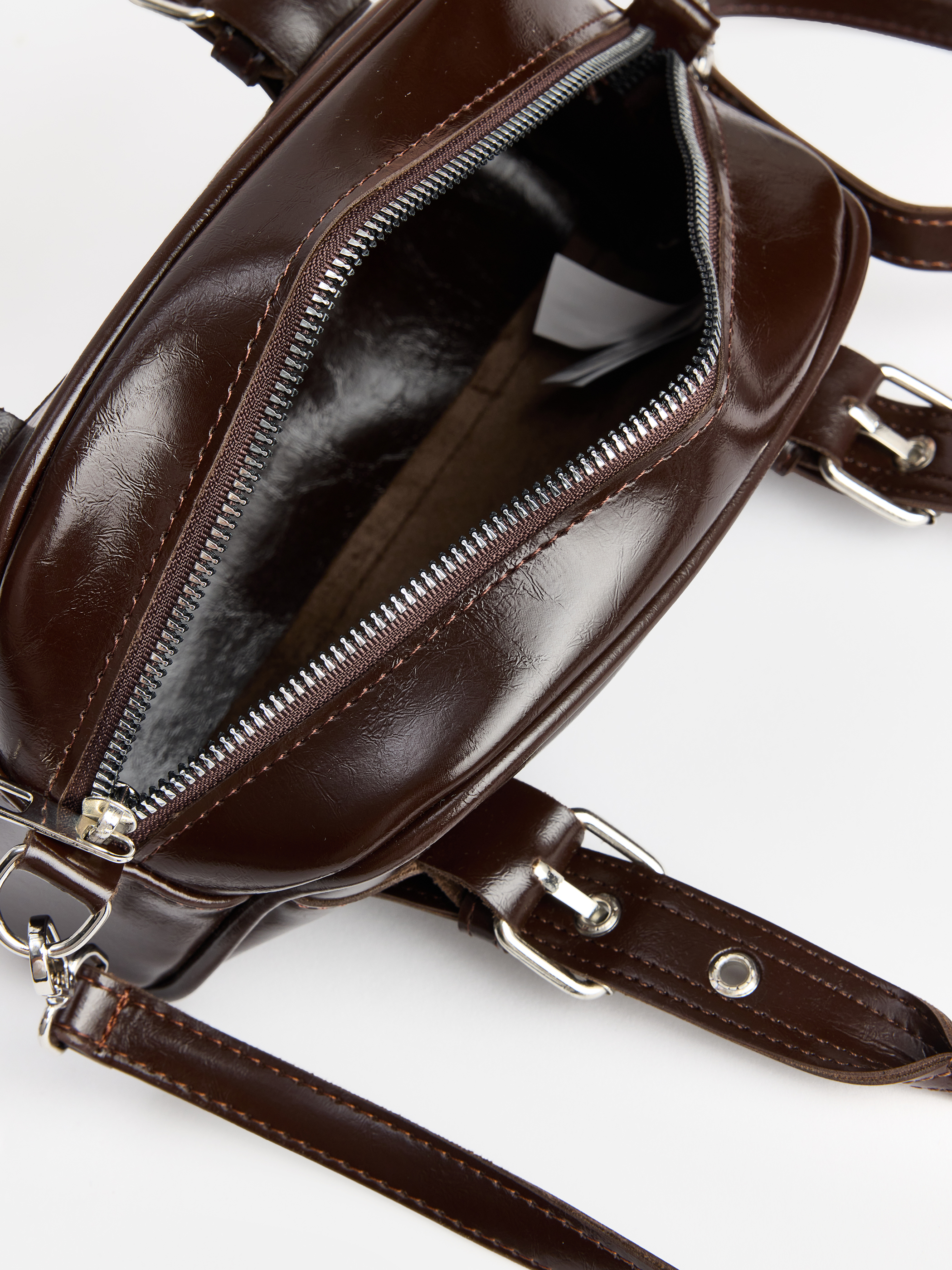 LCW ACCESSORIES Deri Görünümlü Kadın Omuz Çantası görsel 5