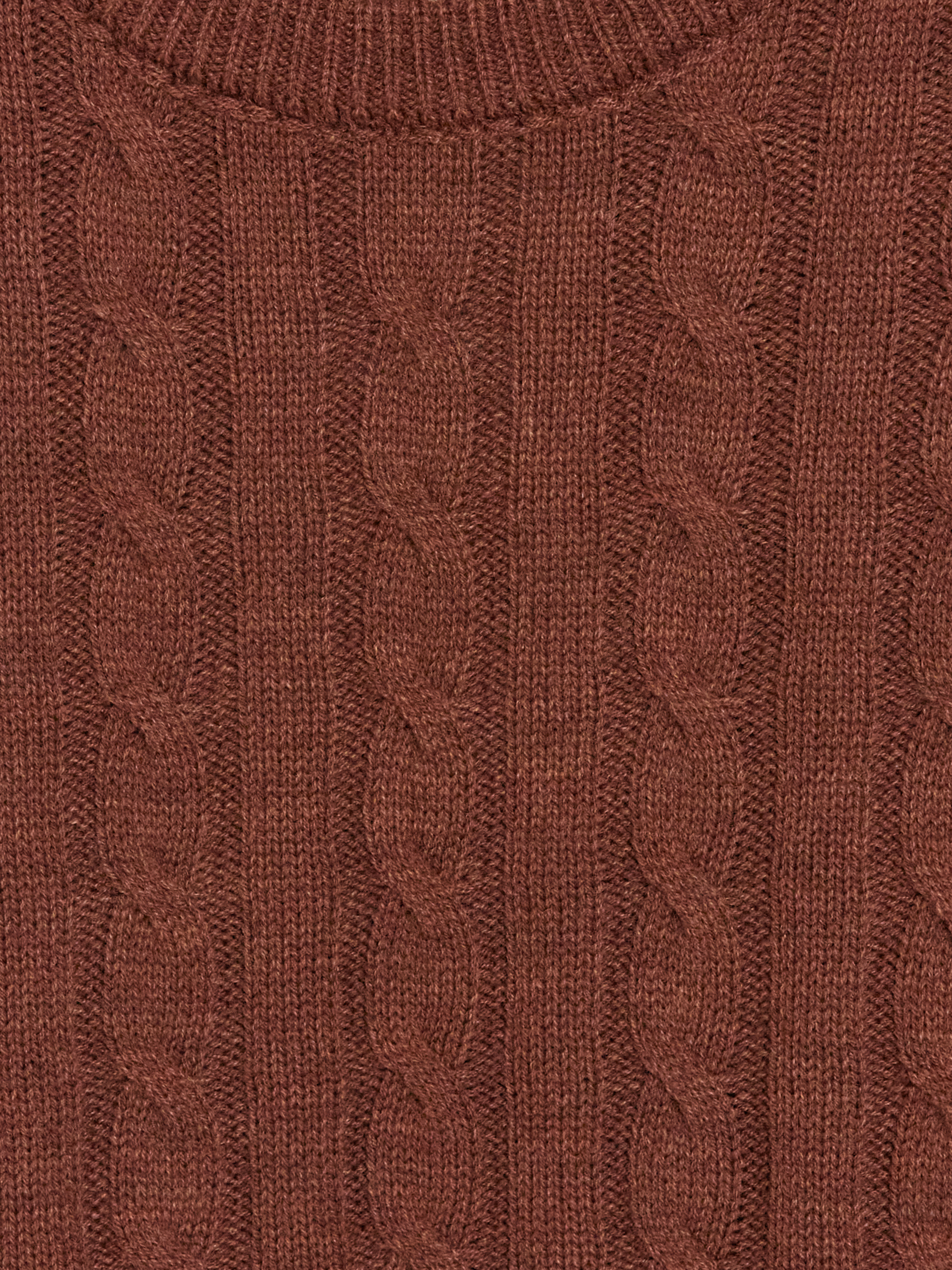 XSIDE Bisiklet Yaka Saç Örgüsü Desenli Erkek Triko Kazak görsel 6