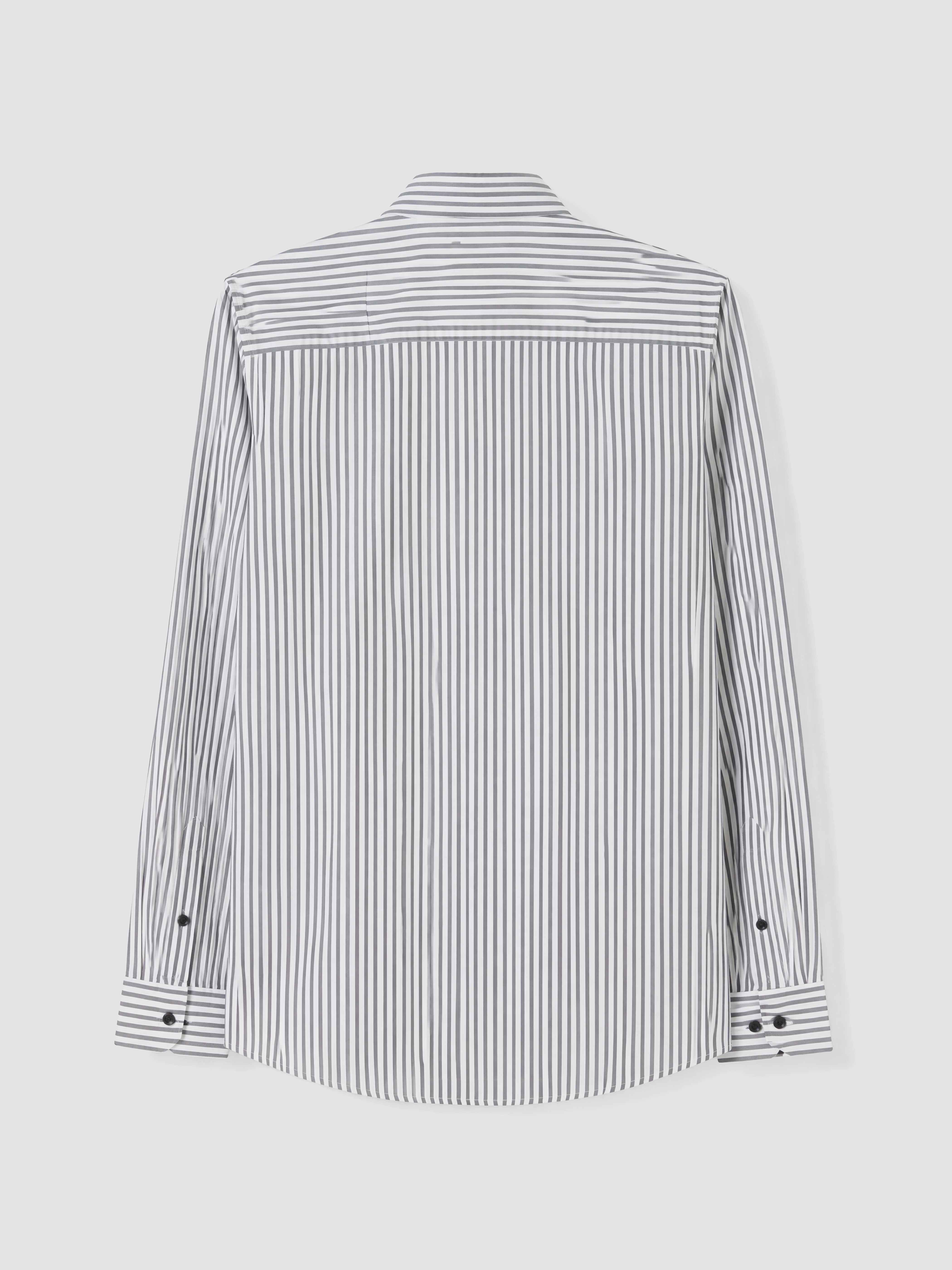 LCWAIKIKI Classic Regular Fit Çizgili Oxford Erkek Gömlek görsel 6