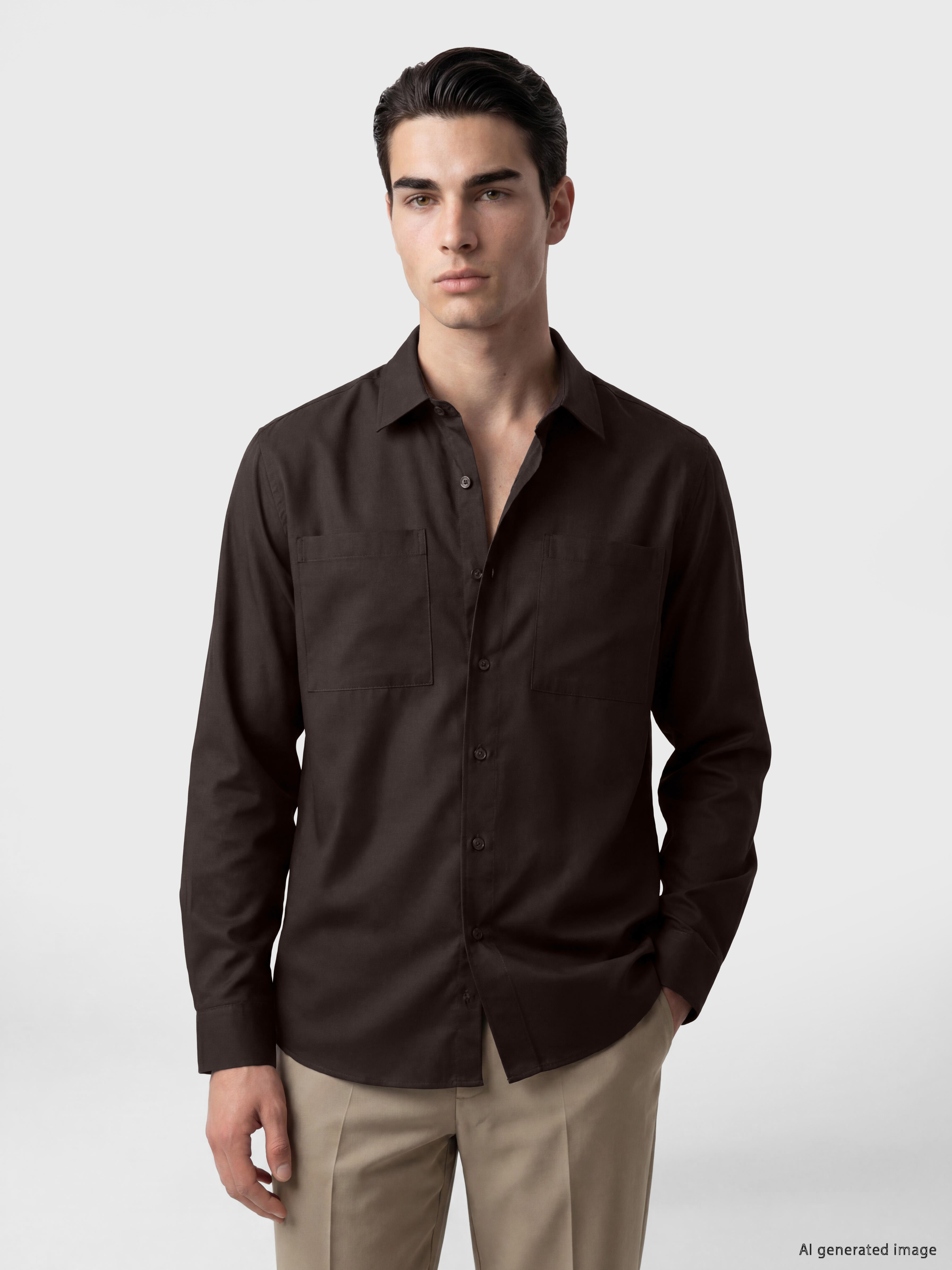 LCWAIKIKI Classic Regular Fit Gabardin Erkek Gömlek