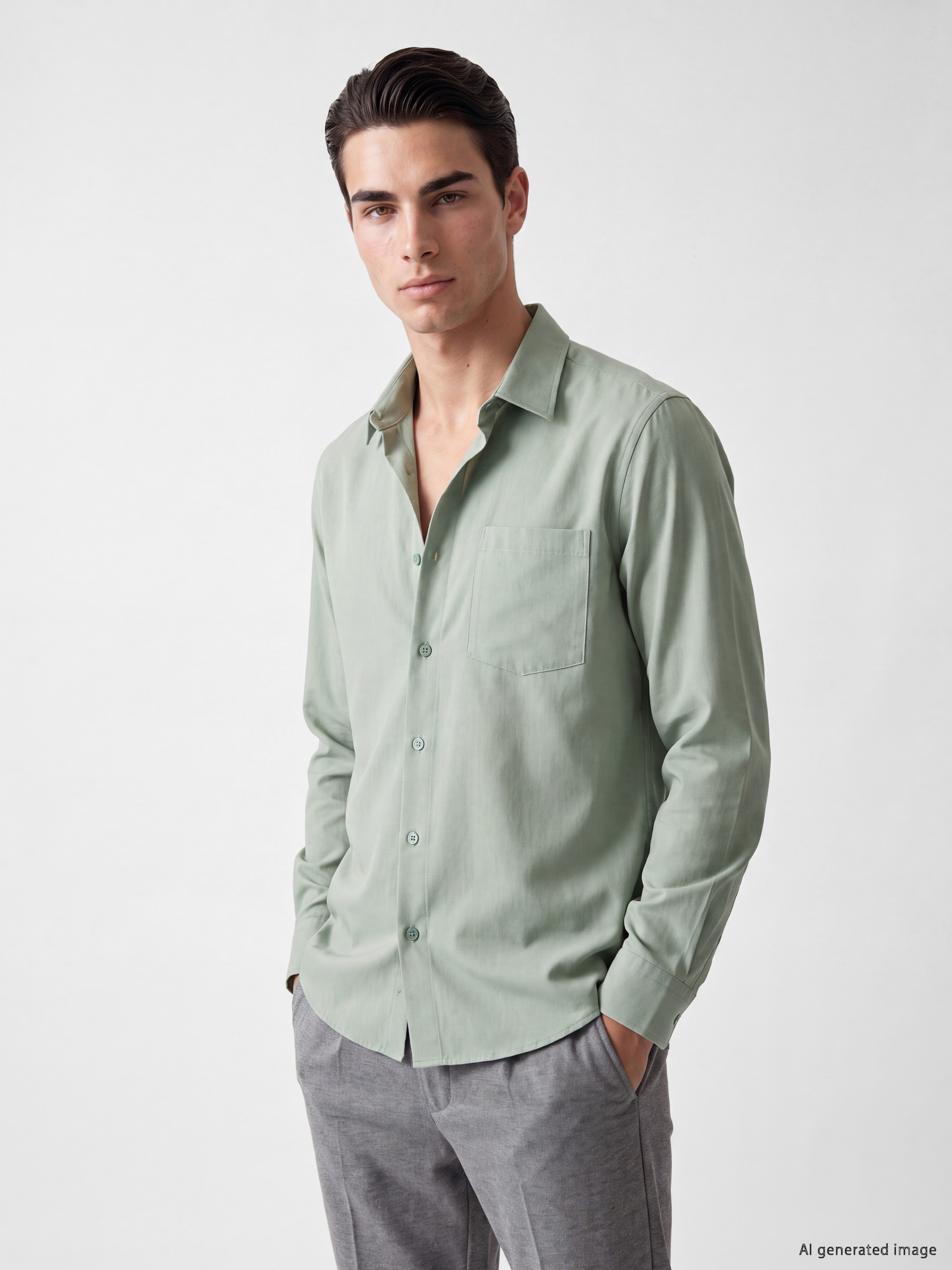 LCWAIKIKI Classic Regular Fit Gabardin Erkek Gömlek