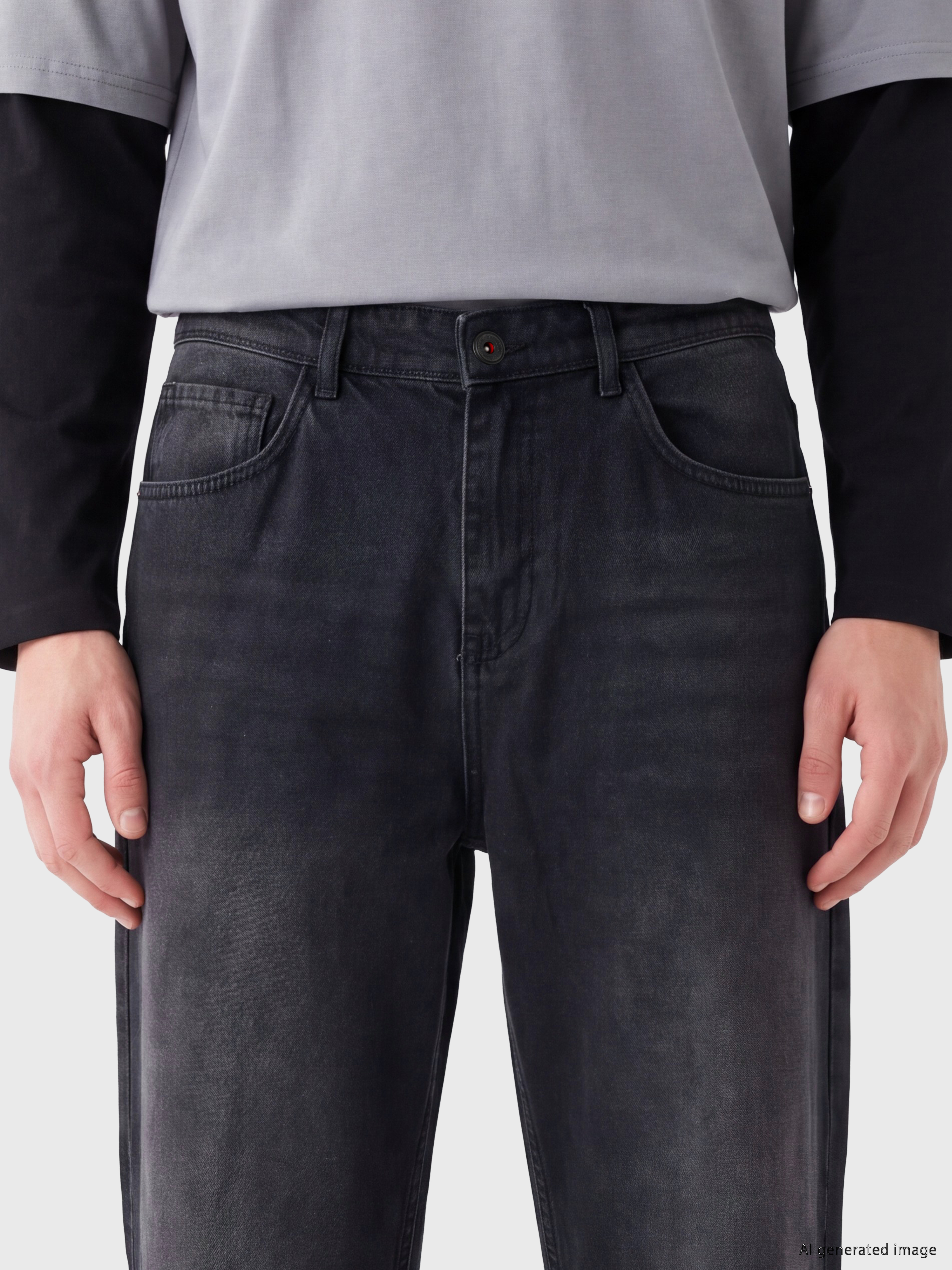 XSIDE 710 Loose Fit Erkek Jean Pantolon görsel 3