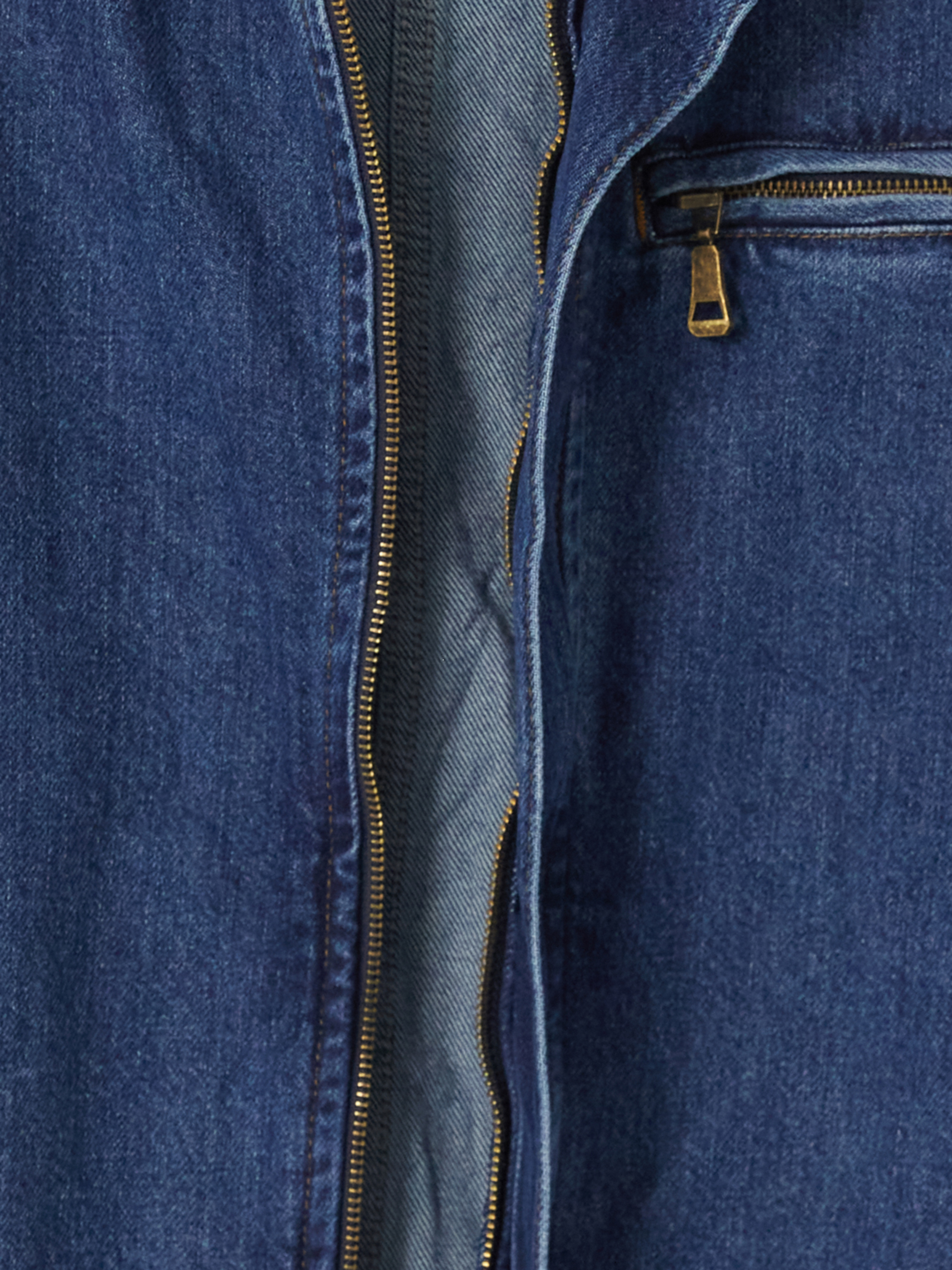 XSIDE Loose Fit Erkek Jean Ceket görsel 2