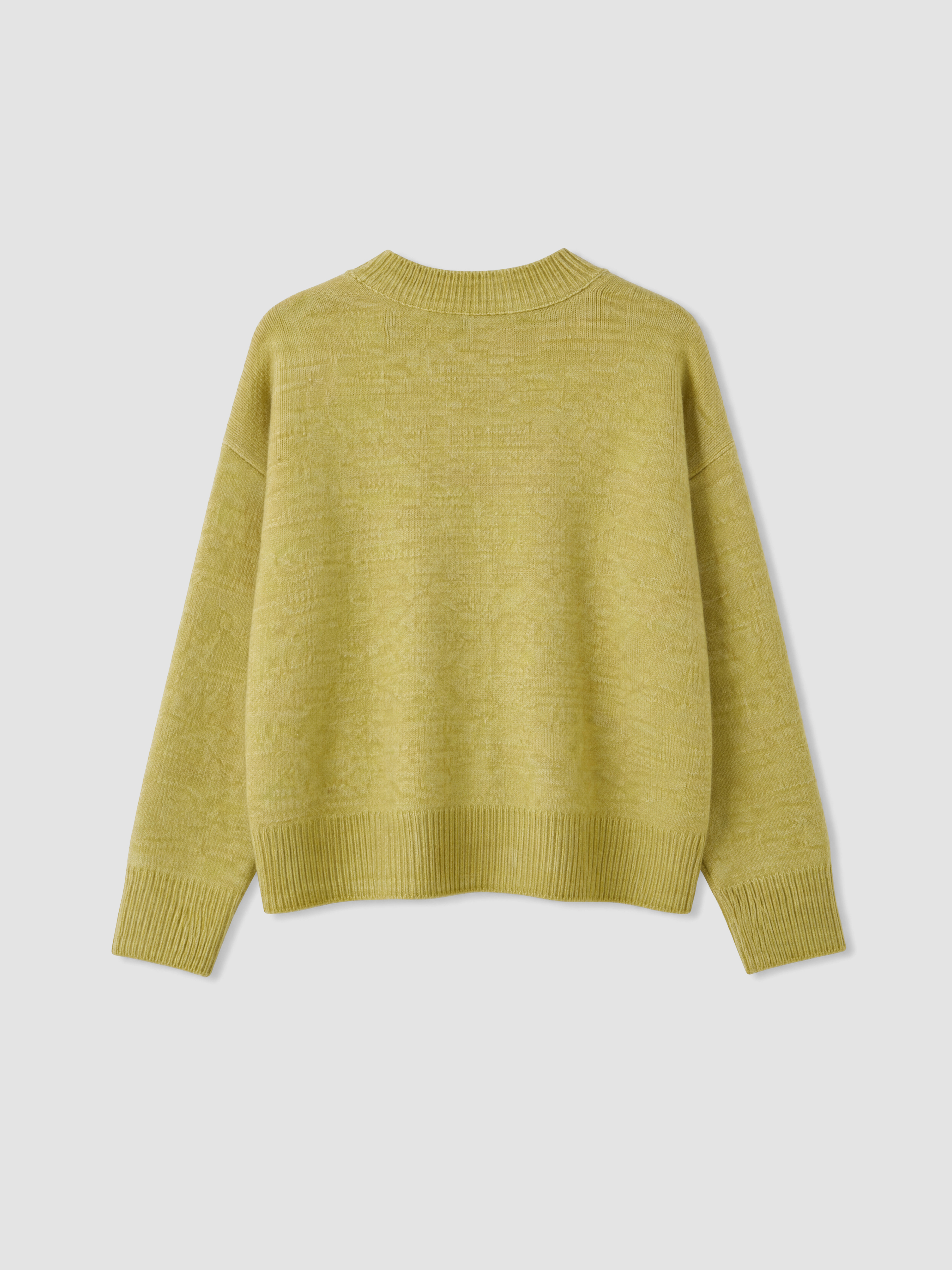 LCWAIKIKI Classic Bisiklet Yaka Oversize Kadın Triko Kazak görsel 7