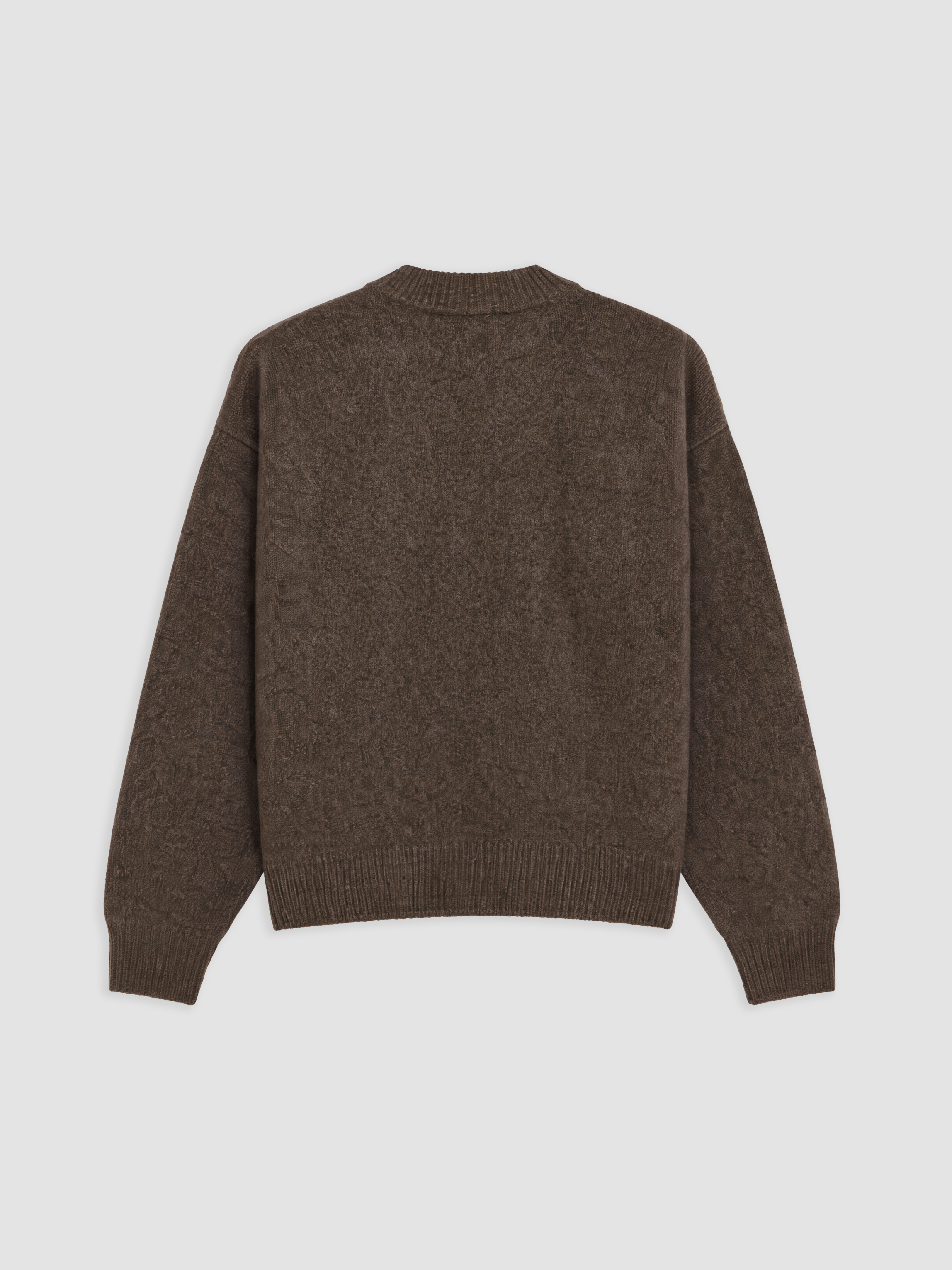 LCWAIKIKI Classic Bisiklet Yaka Oversize Kadın Triko Kazak görsel 6