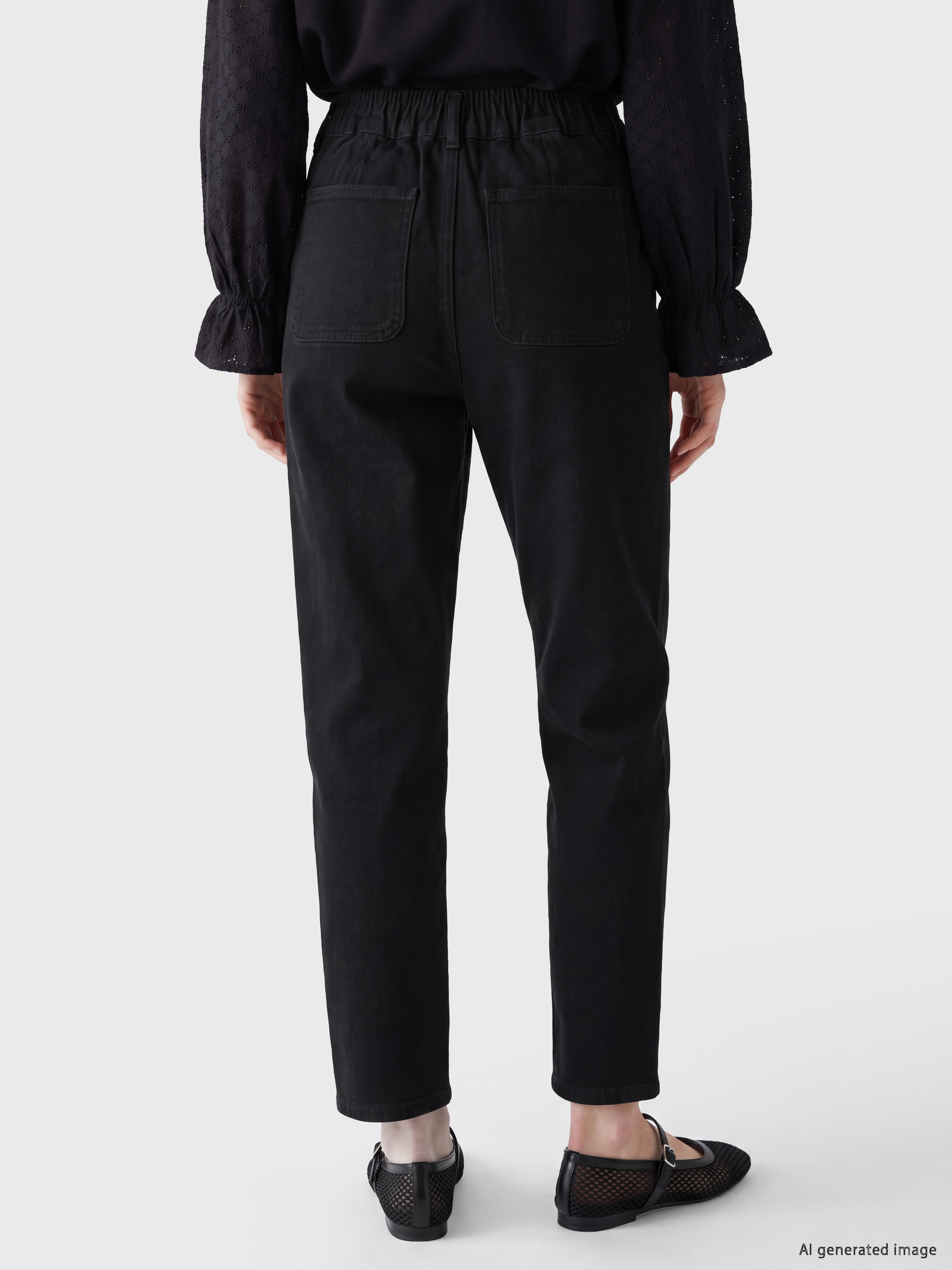 LCW Modest Balloon Fit Kadın Jean Pantolon görsel 4