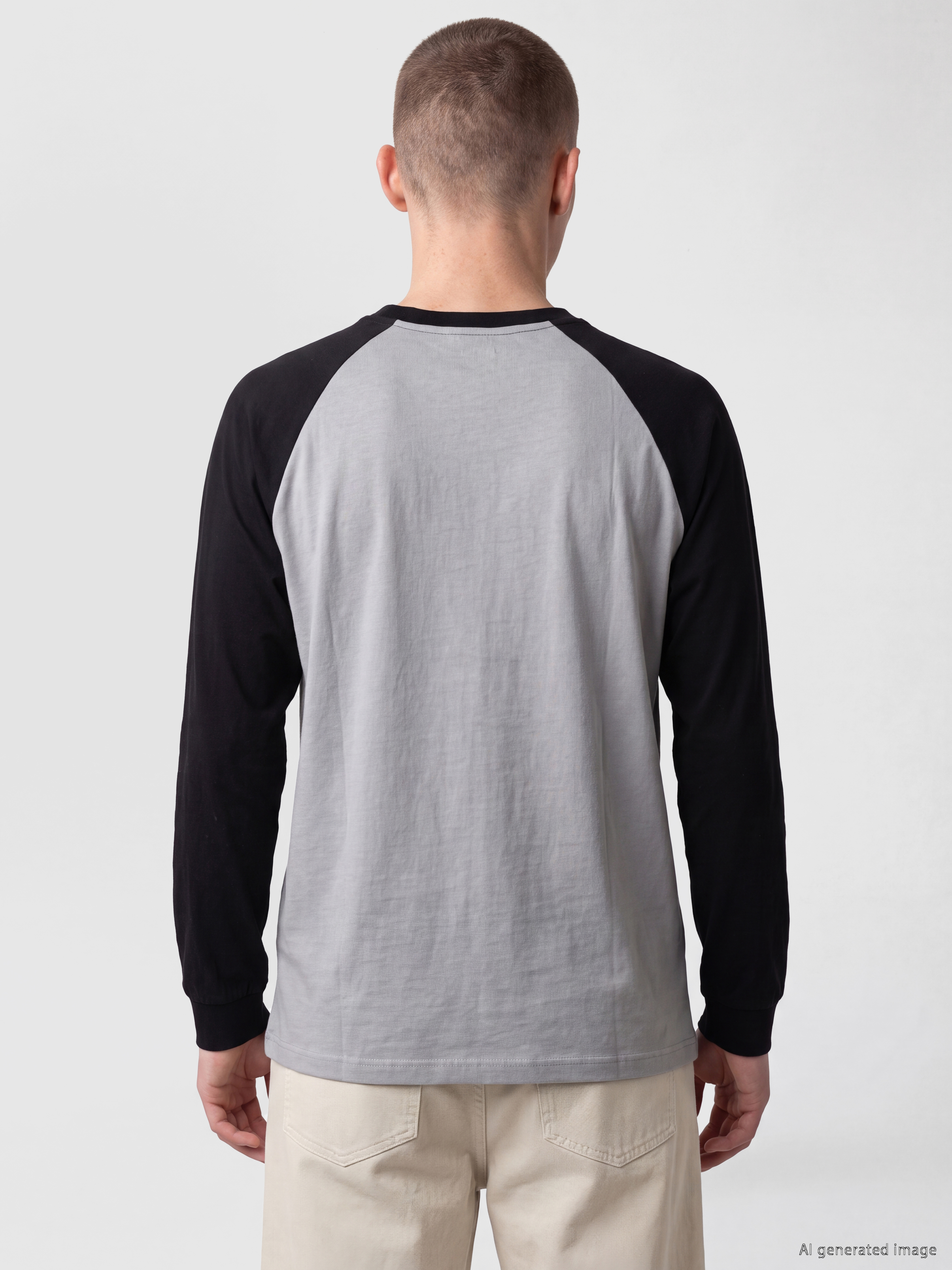 XSIDE Bisiklet Yaka Reglan Kol Erkek Sweatshirt görsel 4