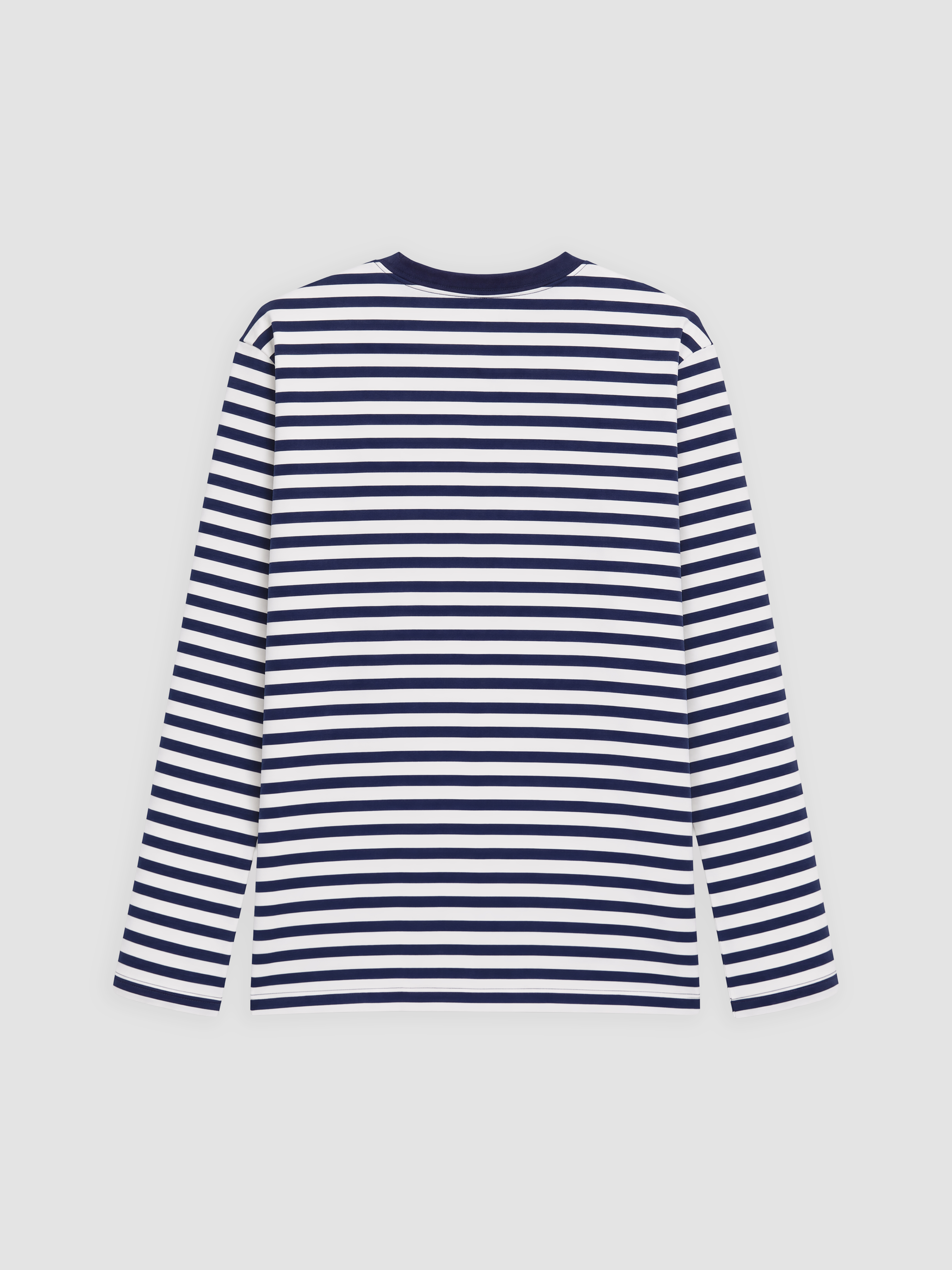 XSIDE Bisiklet Yaka Çizgili Erkek Sweatshirt görsel 5