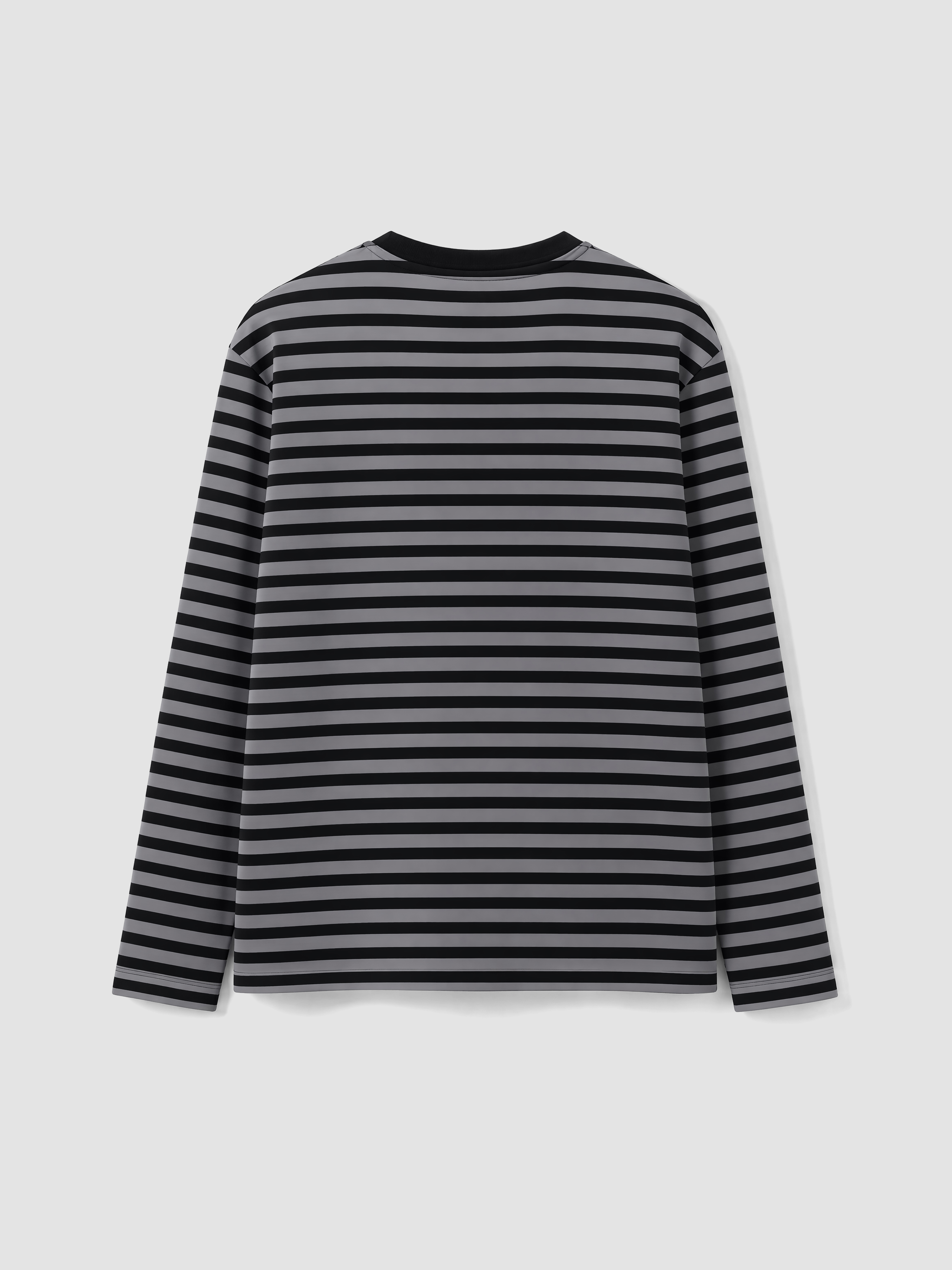 XSIDE Bisiklet Yaka Çizgili Erkek Sweatshirt görsel 7