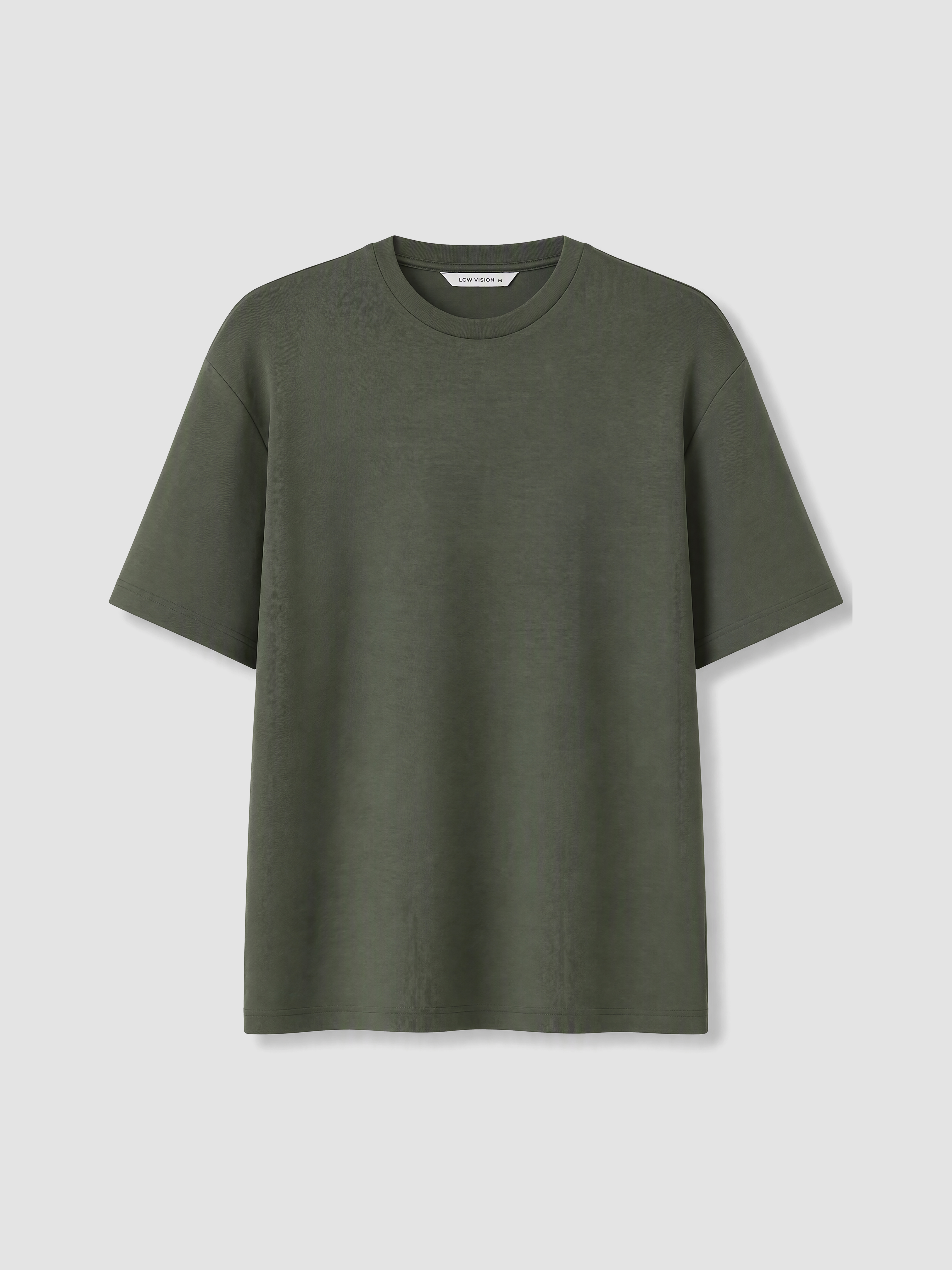 LCW Vision Loose Fit Akışkan Kumaş Tişört /04 görsel 5