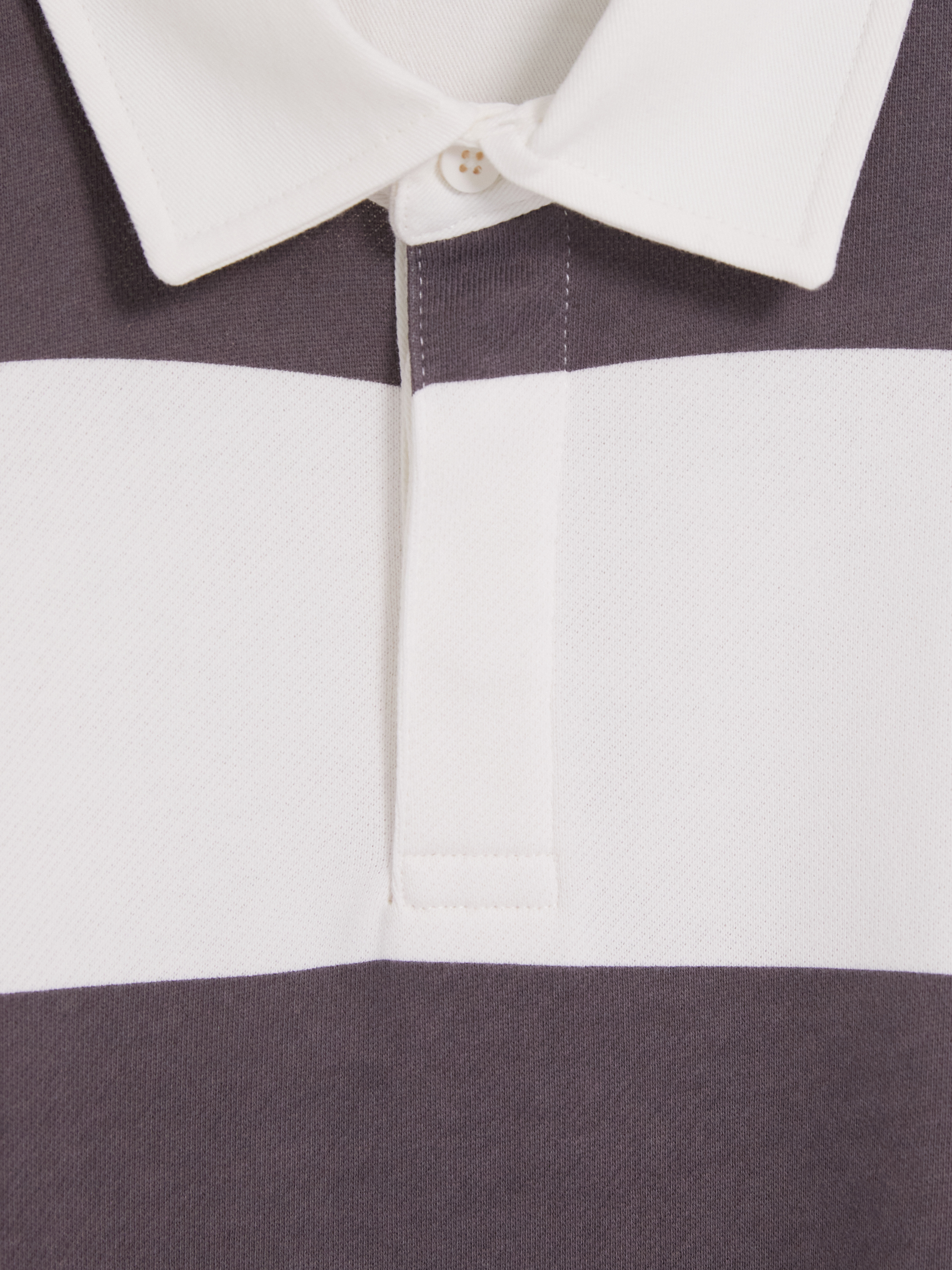 LCW Vision Polo Yaka Çizgili Erkek Sweatshirt görsel 6