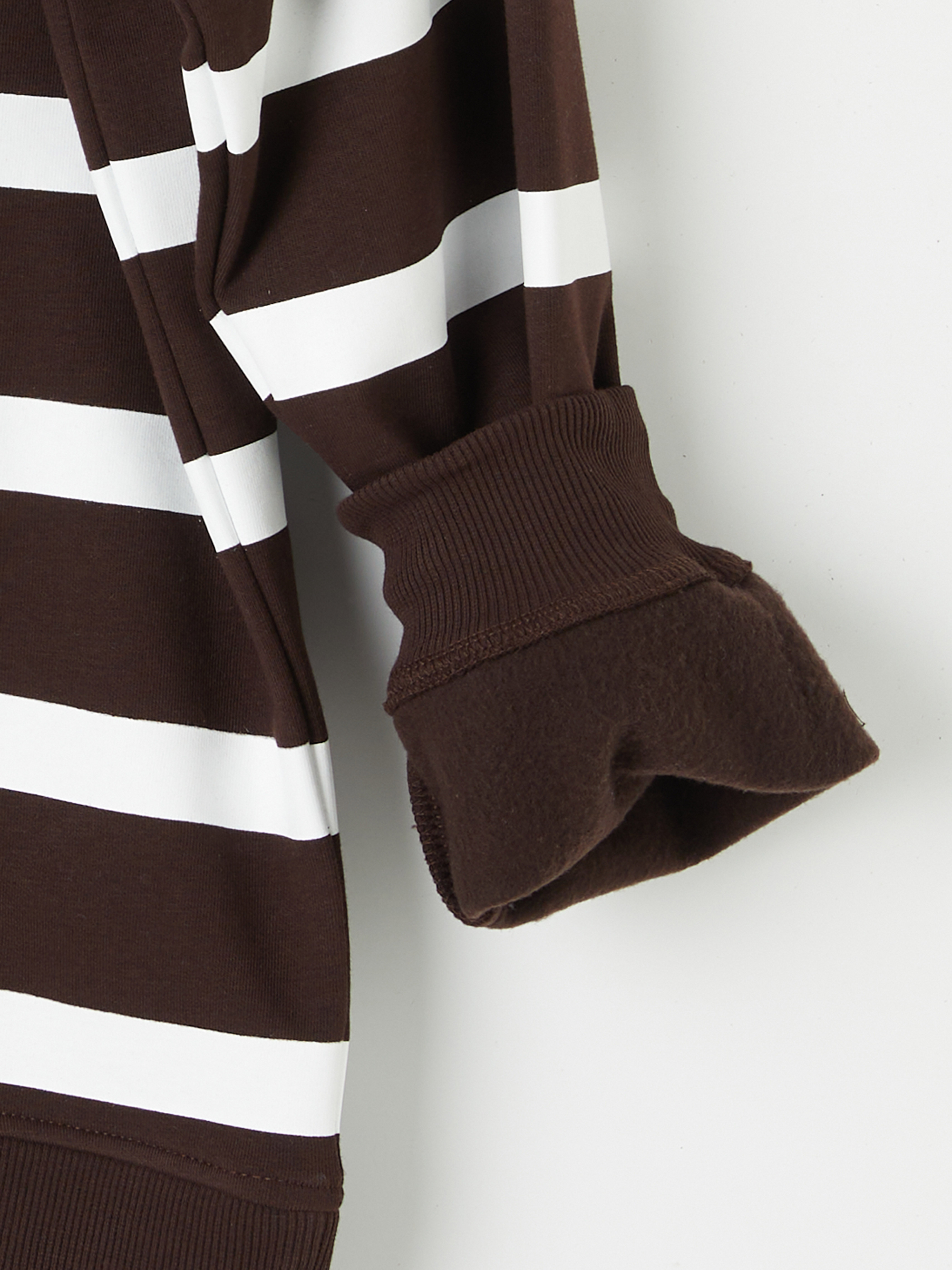 LCW Vision Polo Yaka Çizgili Erkek Sweatshirt görsel 7