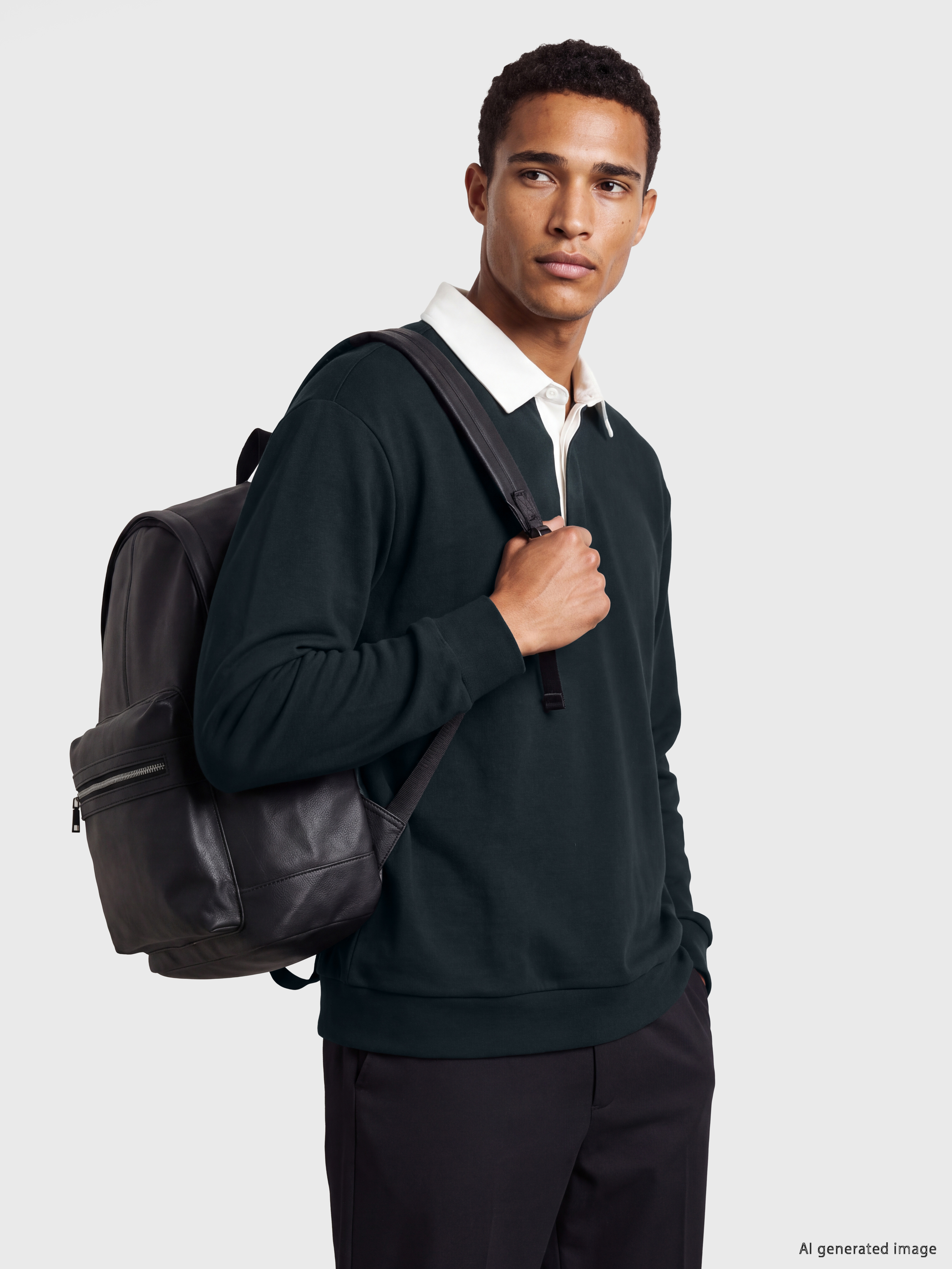 LCW Vision Polo Yaka Erkek Sweatshirt