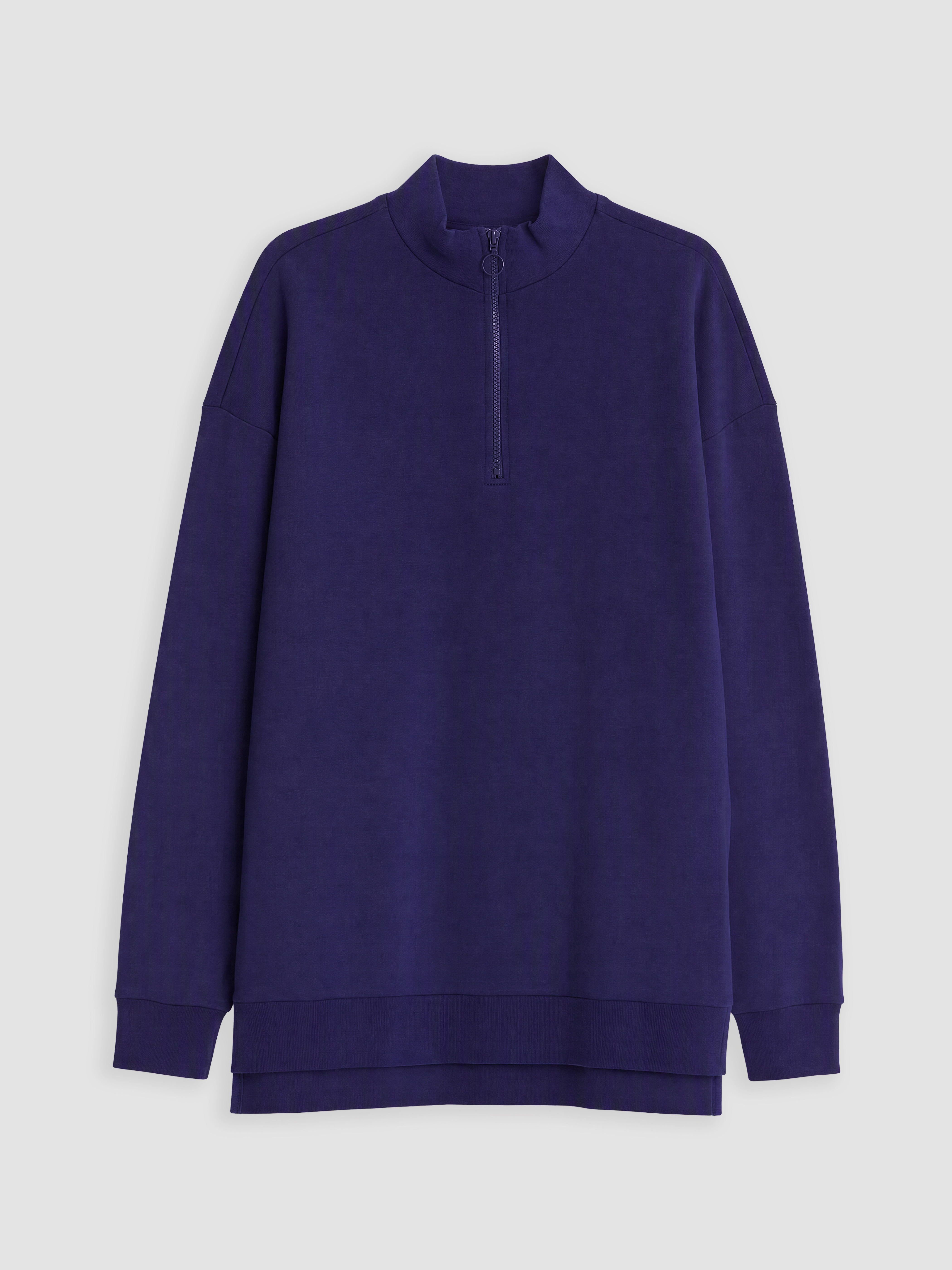 LC WAIKIKI Dik Yaka Kadın Sweatshirt Tunik görsel 5