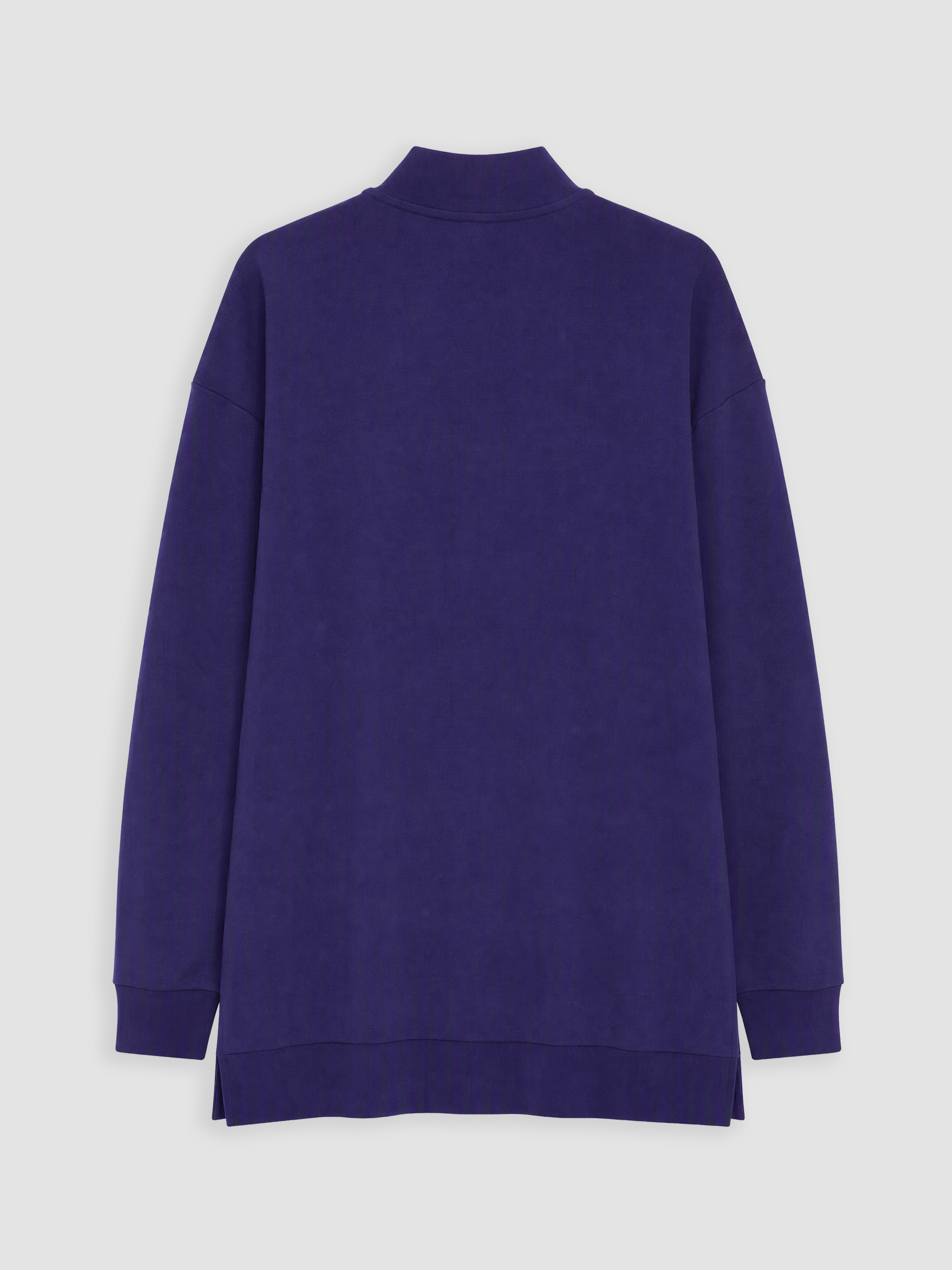 LC WAIKIKI Dik Yaka Kadın Sweatshirt Tunik görsel 7