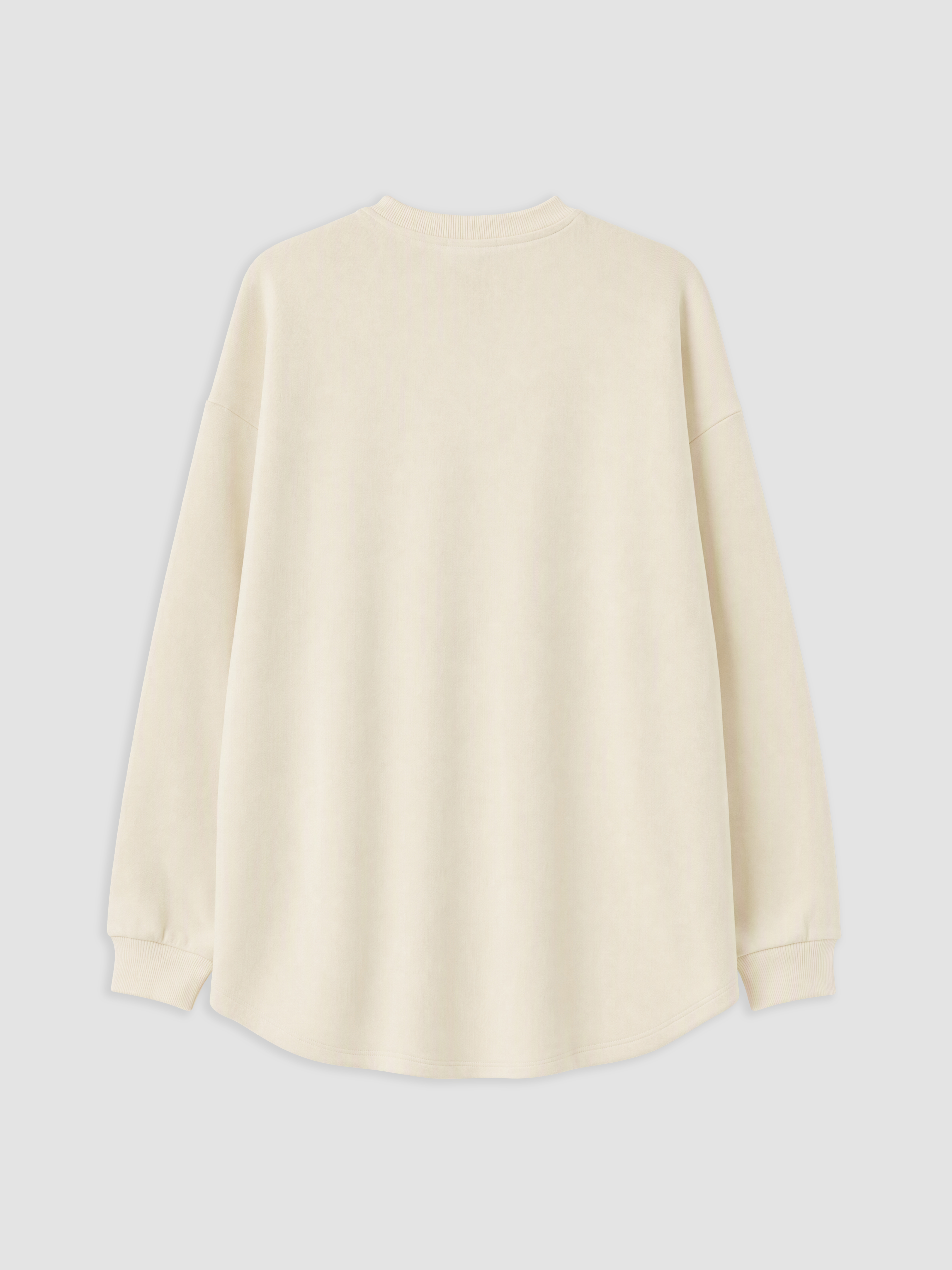 LC WAIKIKI Bisiklet Yaka Kadın Sweatshirt Tunik görsel 6
