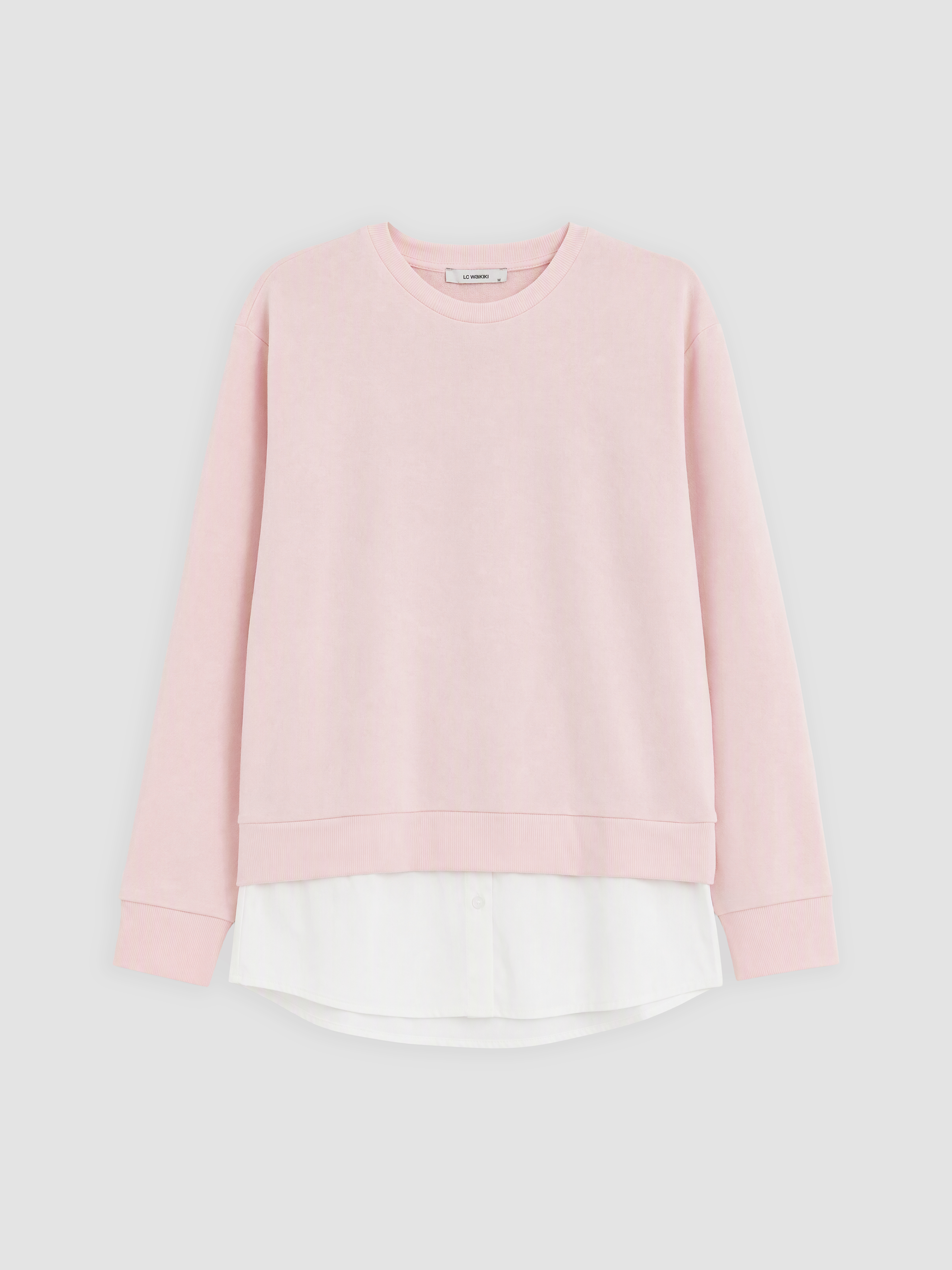 LC WAIKIKI Bisiklet Yaka Kadın Sweatshirt Tunik görsel 5