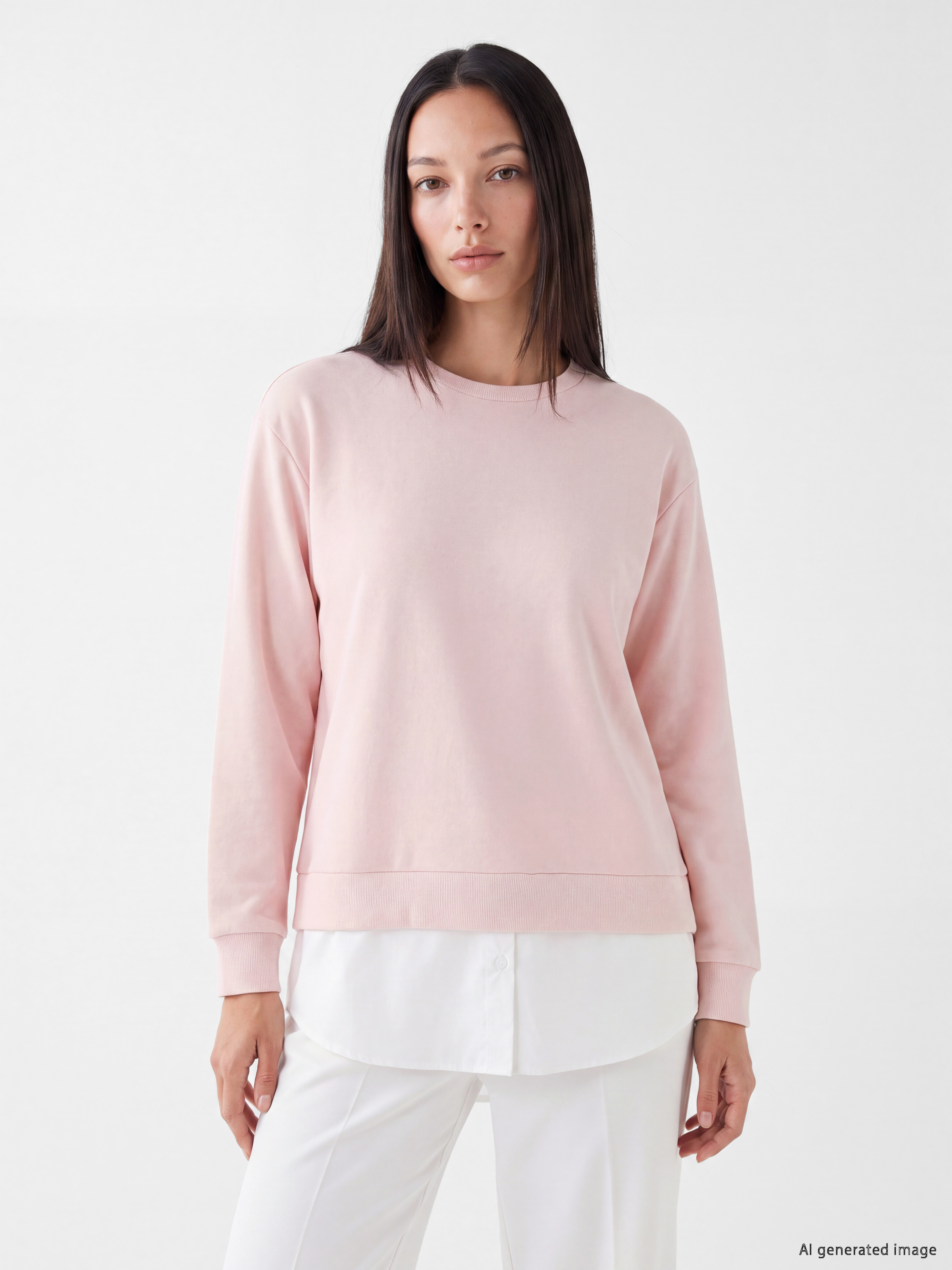 LC WAIKIKI Bisiklet Yaka Kadın Sweatshirt Tunik
