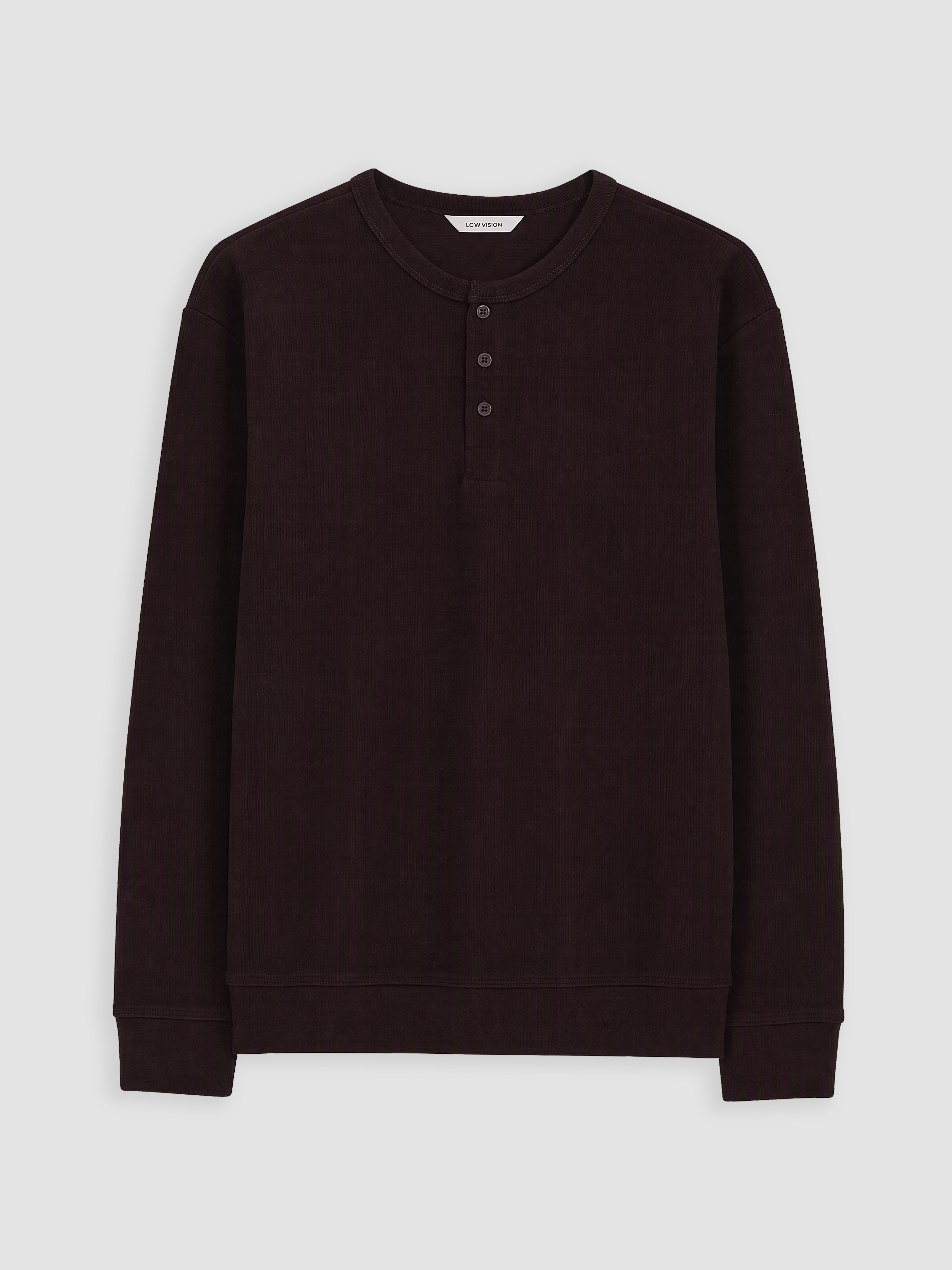 LCW Vision Bisiklet Yaka Erkek Sweatshirt