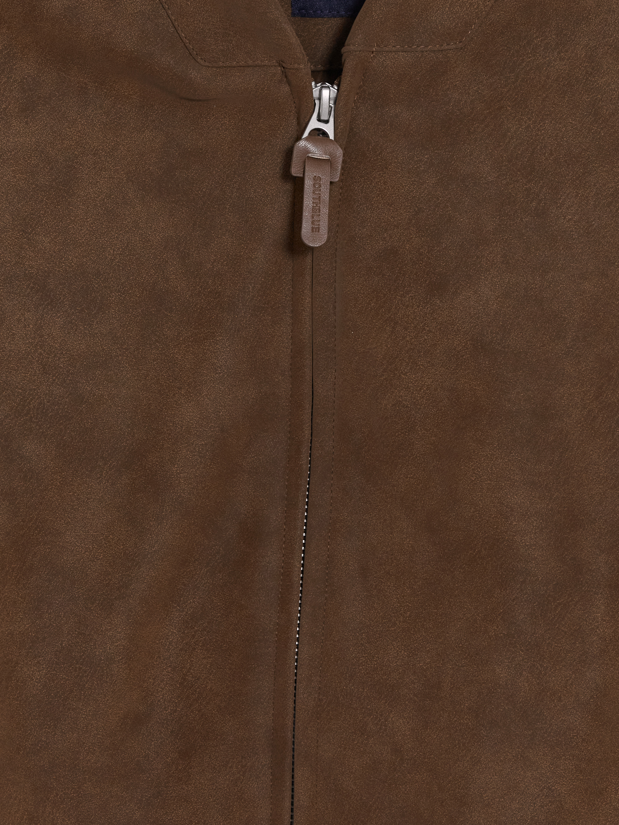 SOUTHBLUE Regular Fit Erkek Süet Bomber Ceket görsel 7