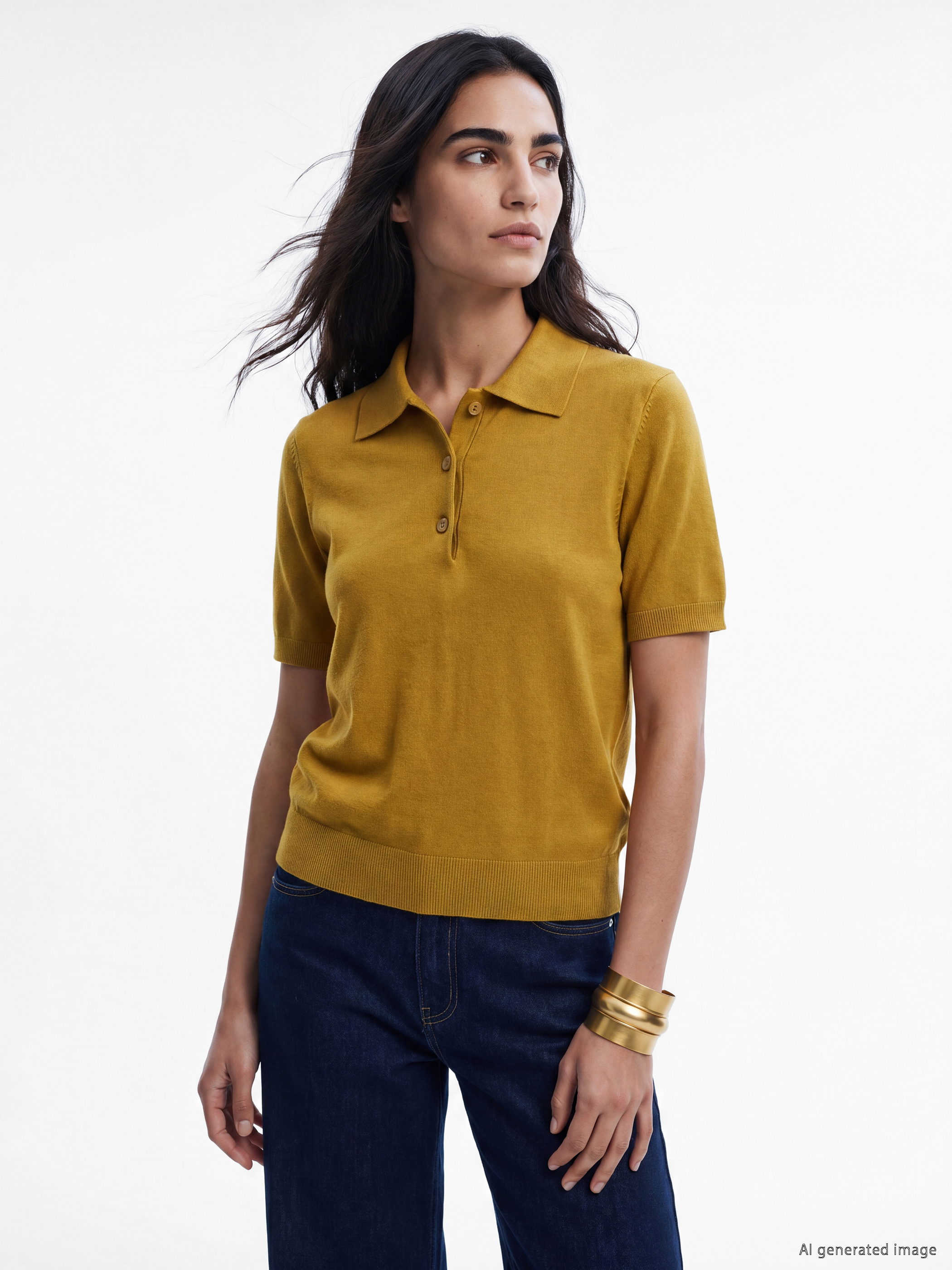 LCW Vision Polo Yaka Kadın Triko Kazak