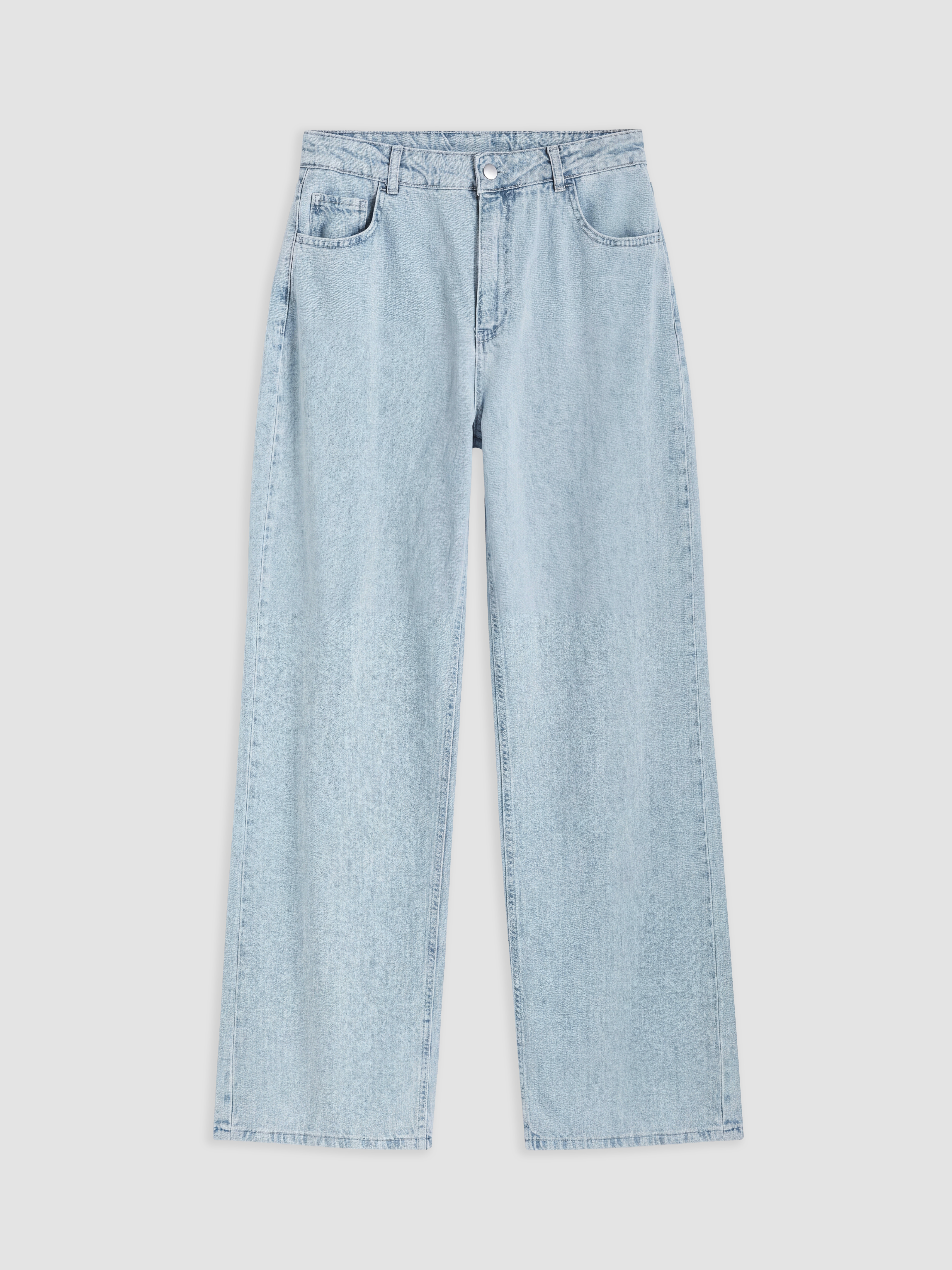 LC WAIKIKI Wideleg Kadın Jean Pantolon görsel 5