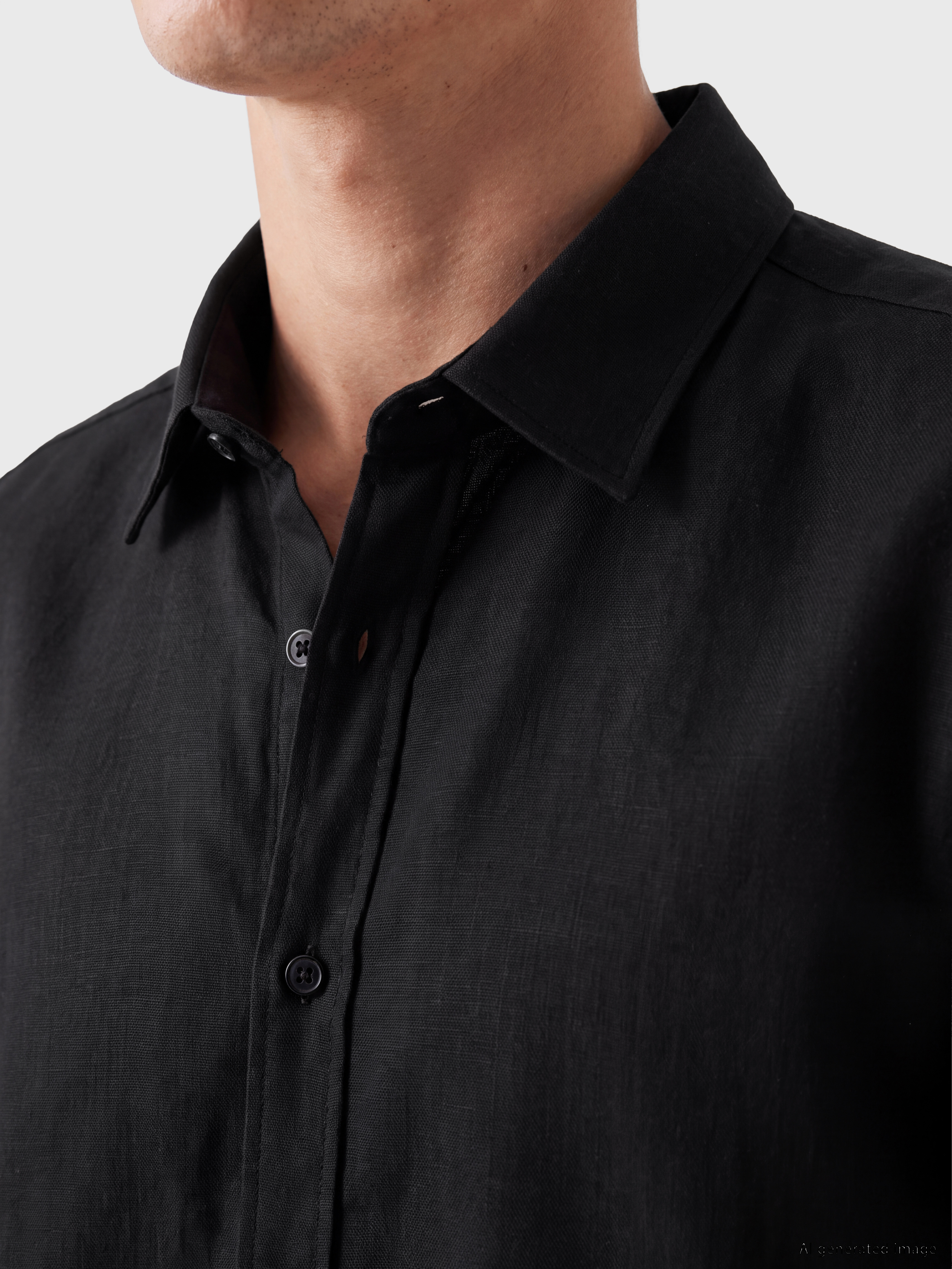 LCW Vision Regular Fit Krinkle Erkek Gömlek görsel 3