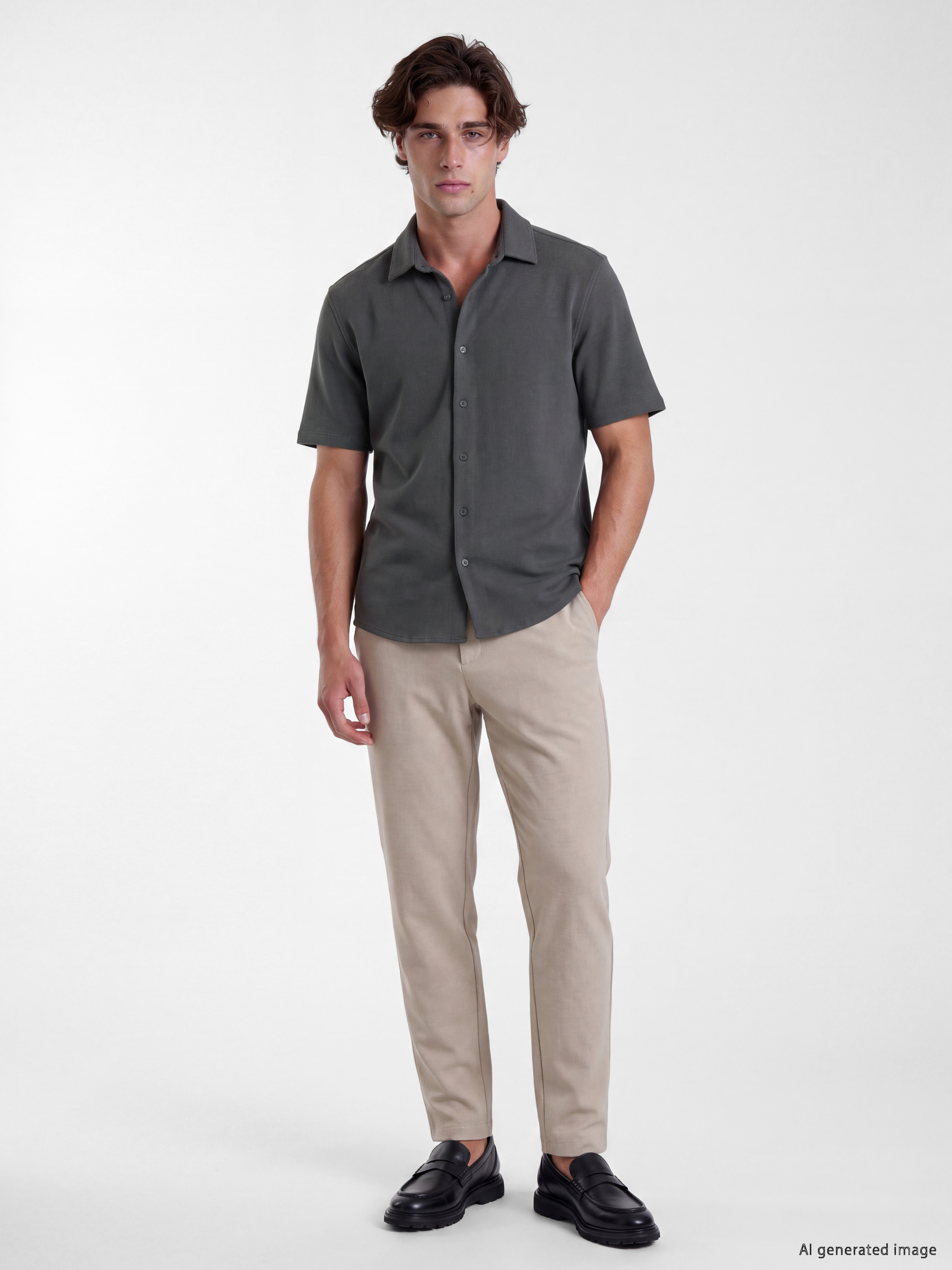 LCW Vision Regular Fit Erkek Gömlek görsel 2
