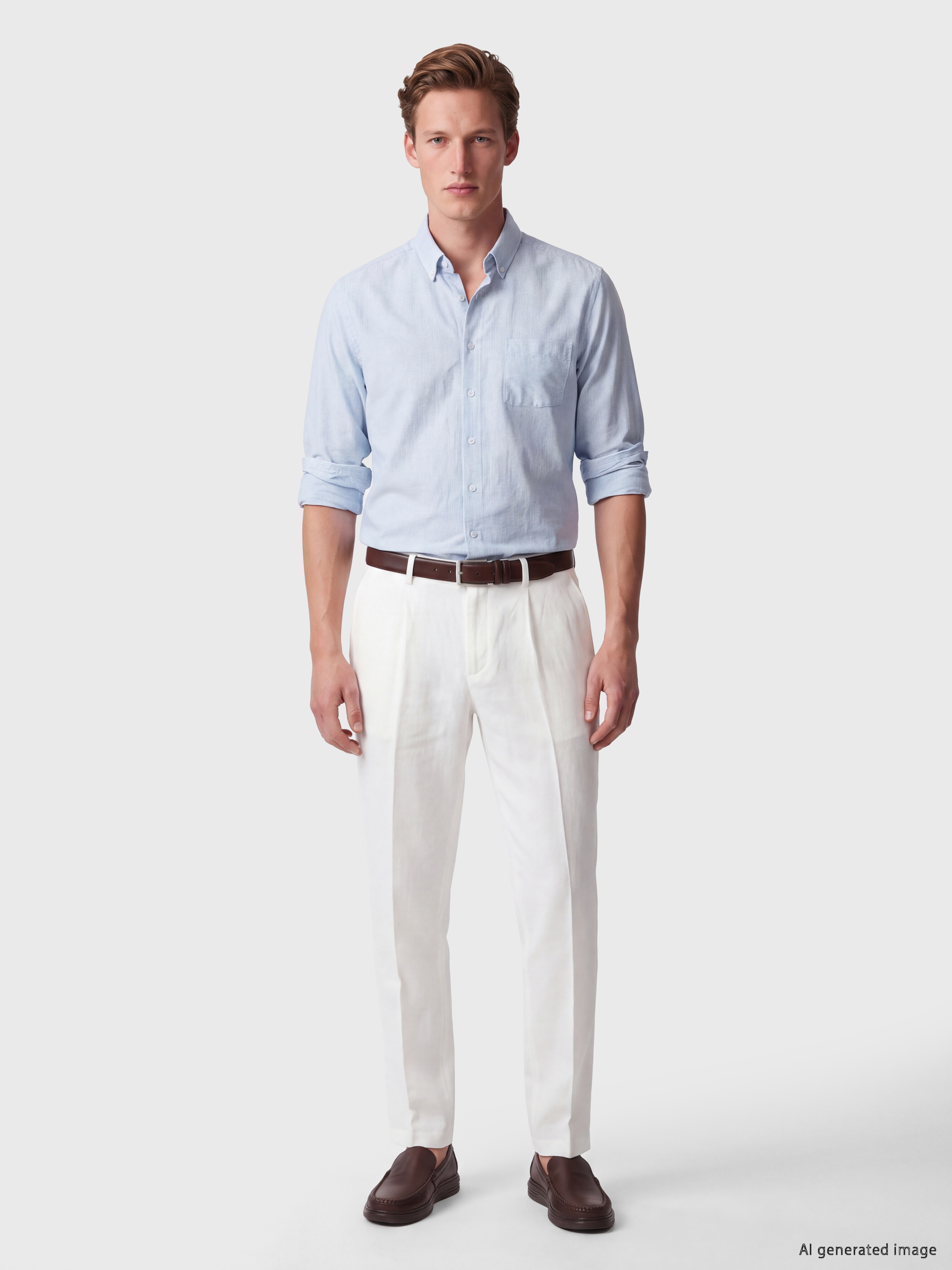 SOUTHBLUE Regular Fit Oxford Erkek Gömlek görsel 2