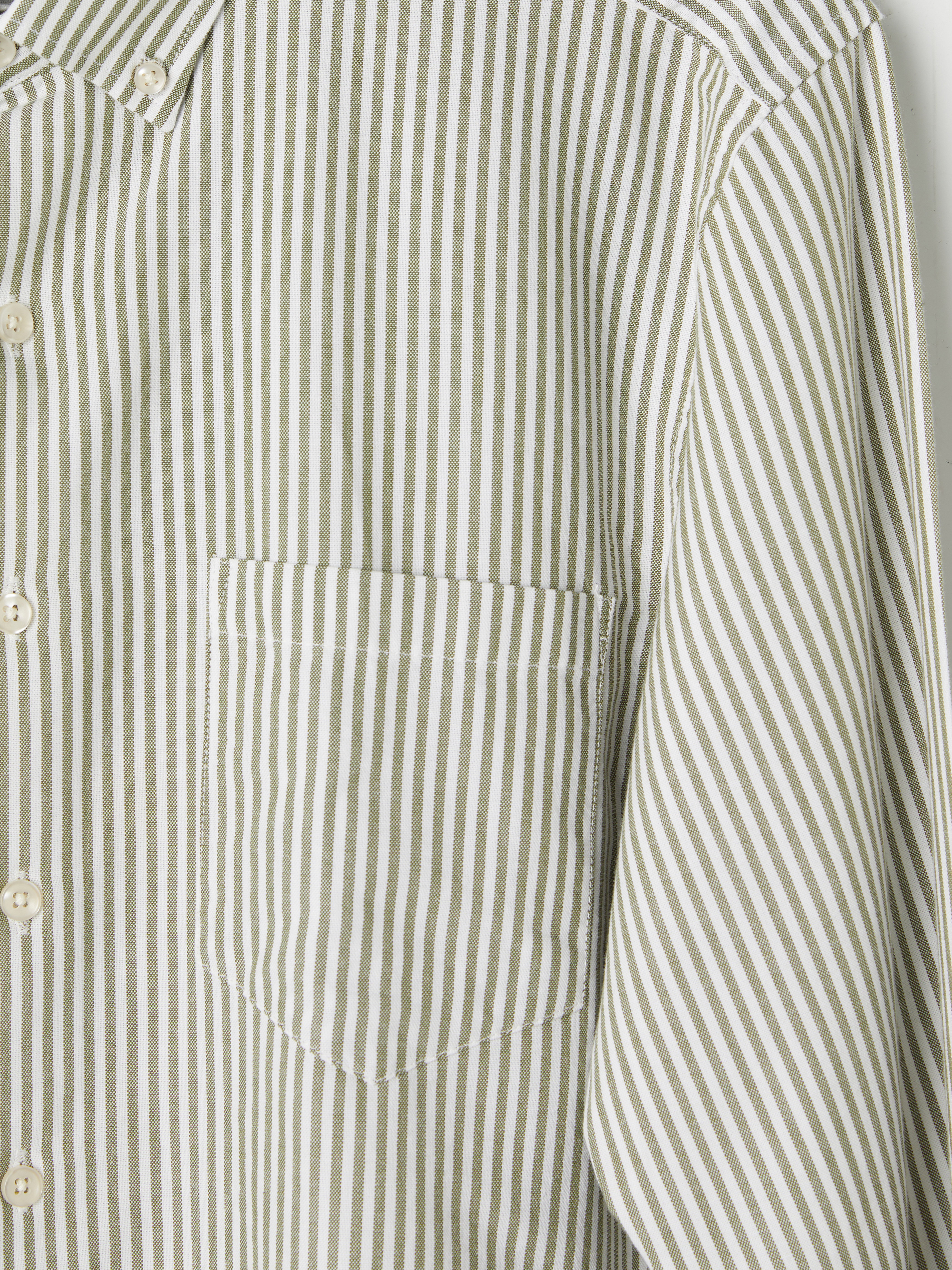 SOUTHBLUE Regular Fit Çizgili Oxford Erkek Gömlek görsel 7