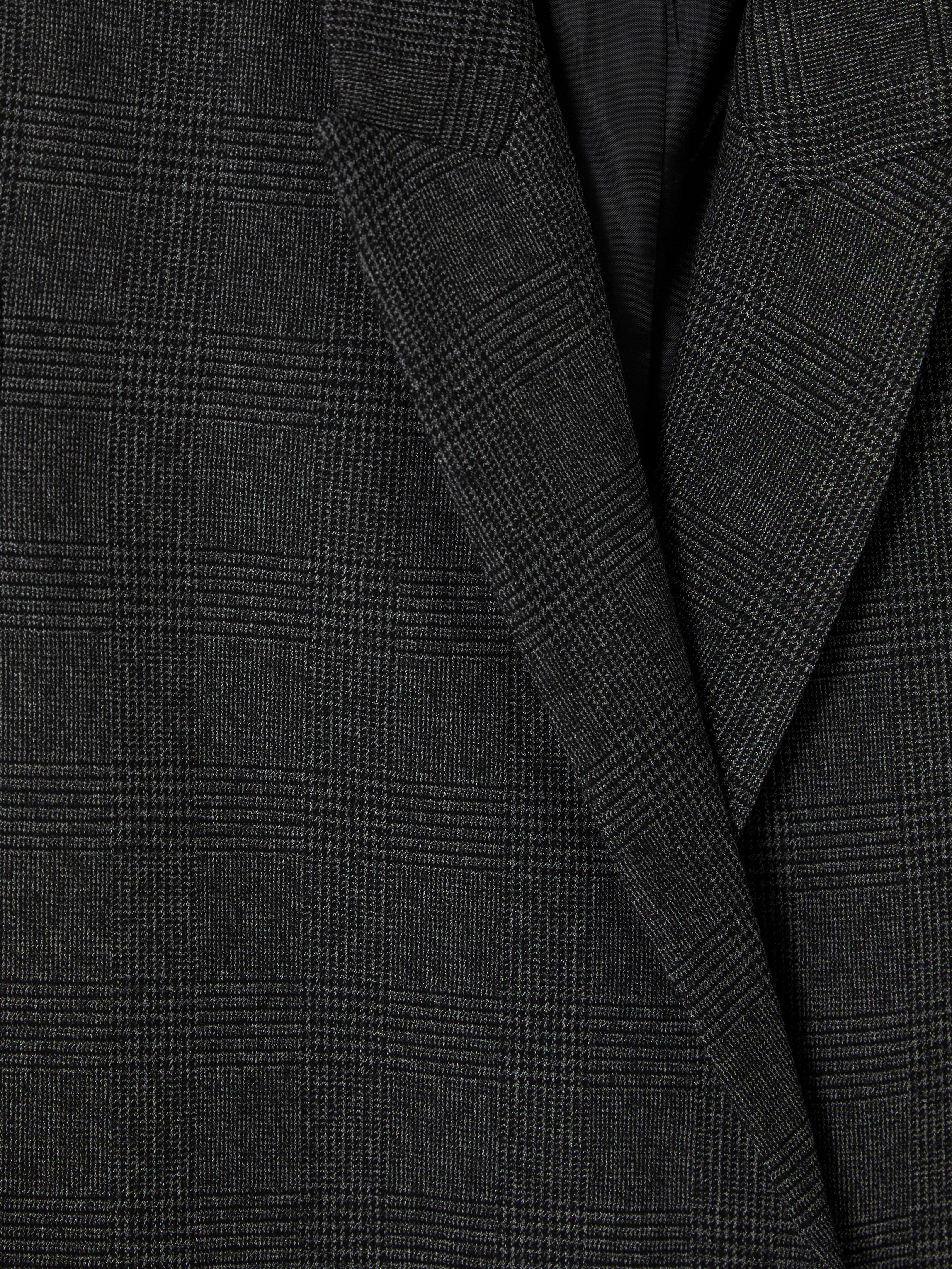 LCW STUDIO Kruvaze Yaka Ekose Kadın Blazer Ceket görsel 7