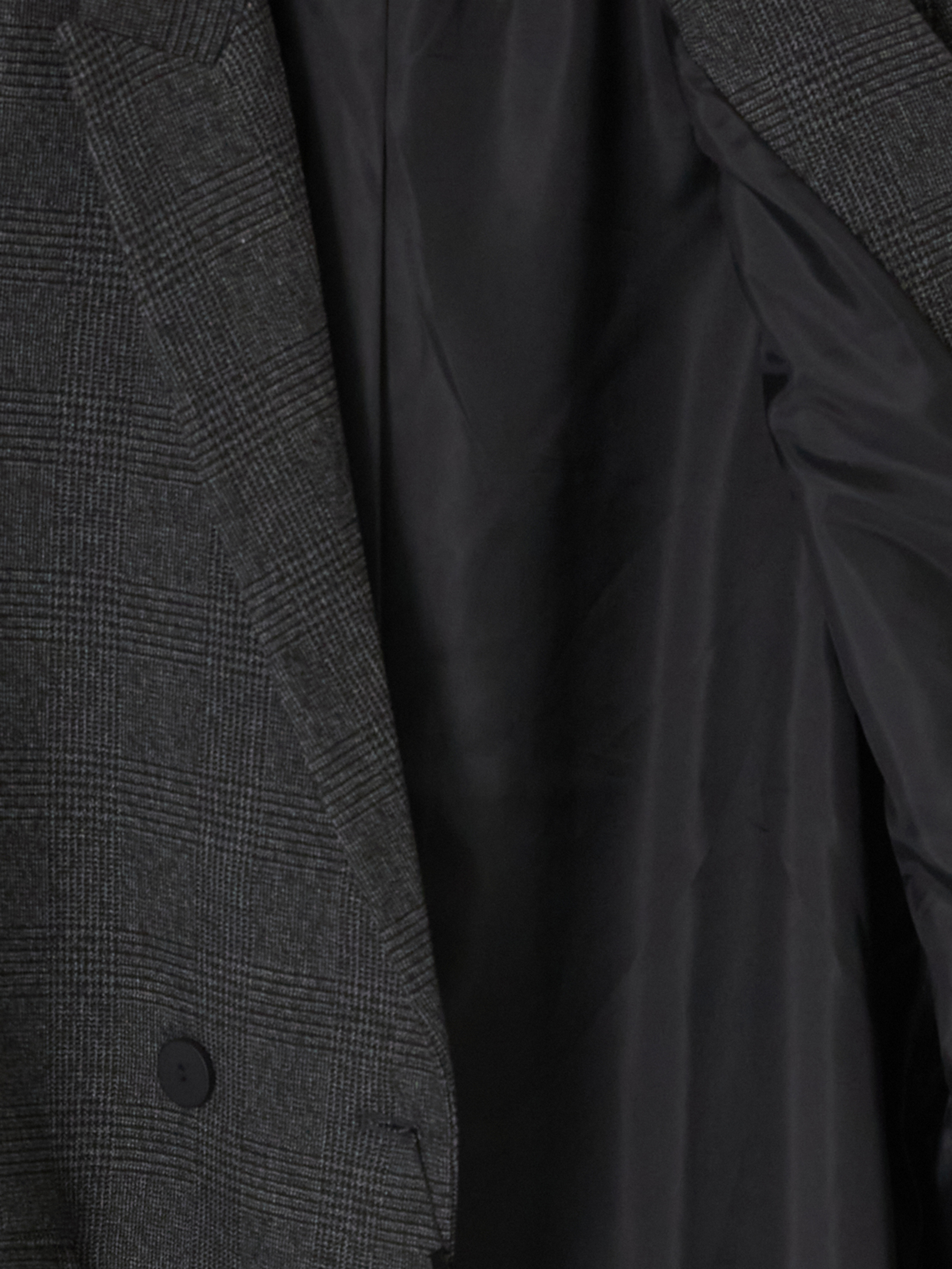 LCW STUDIO Kruvaze Yaka Ekose Kadın Blazer Ceket görsel 8