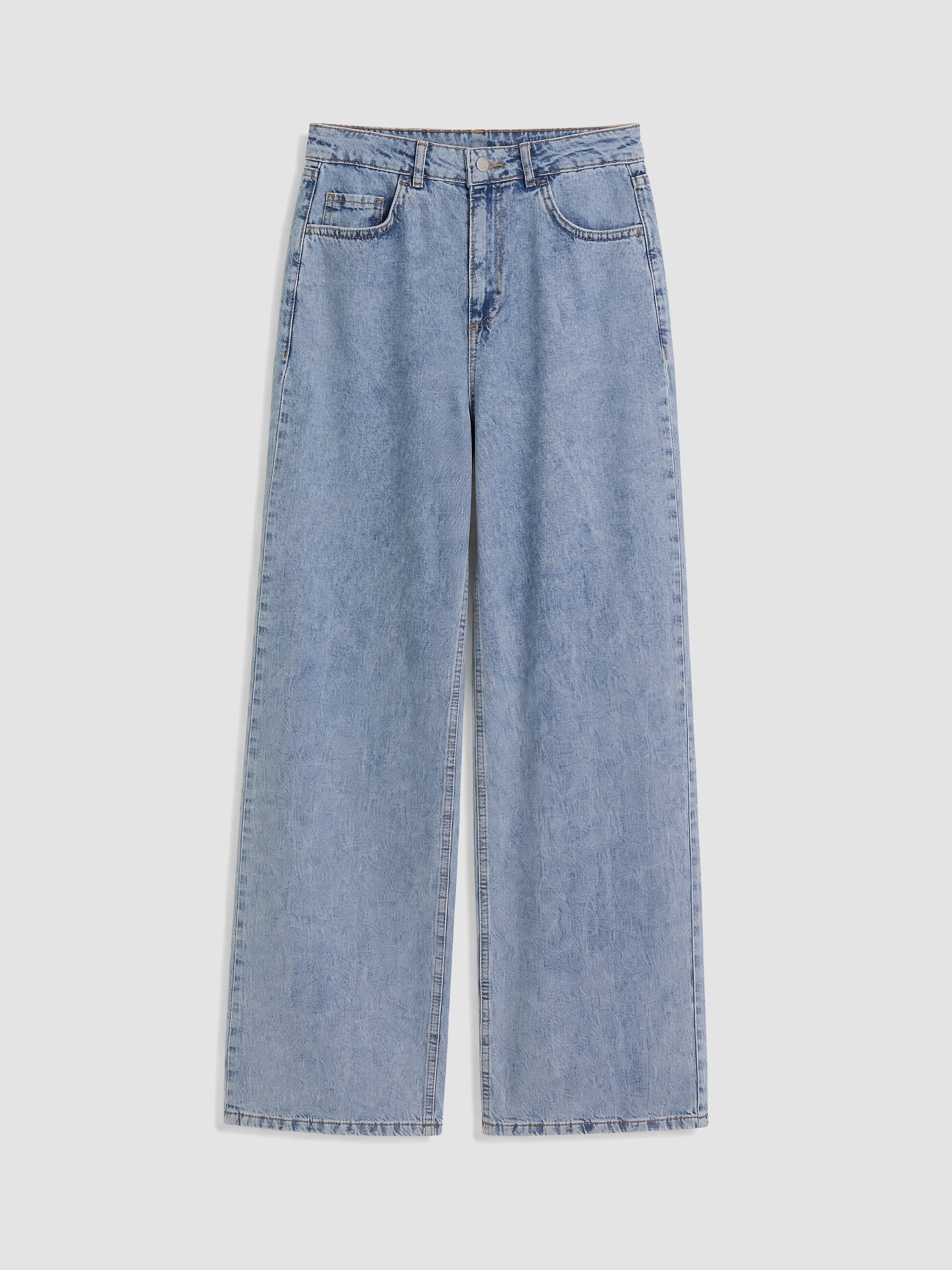 LC WAIKIKI Baggy Fit Kadın Jean Pantolon görsel 5