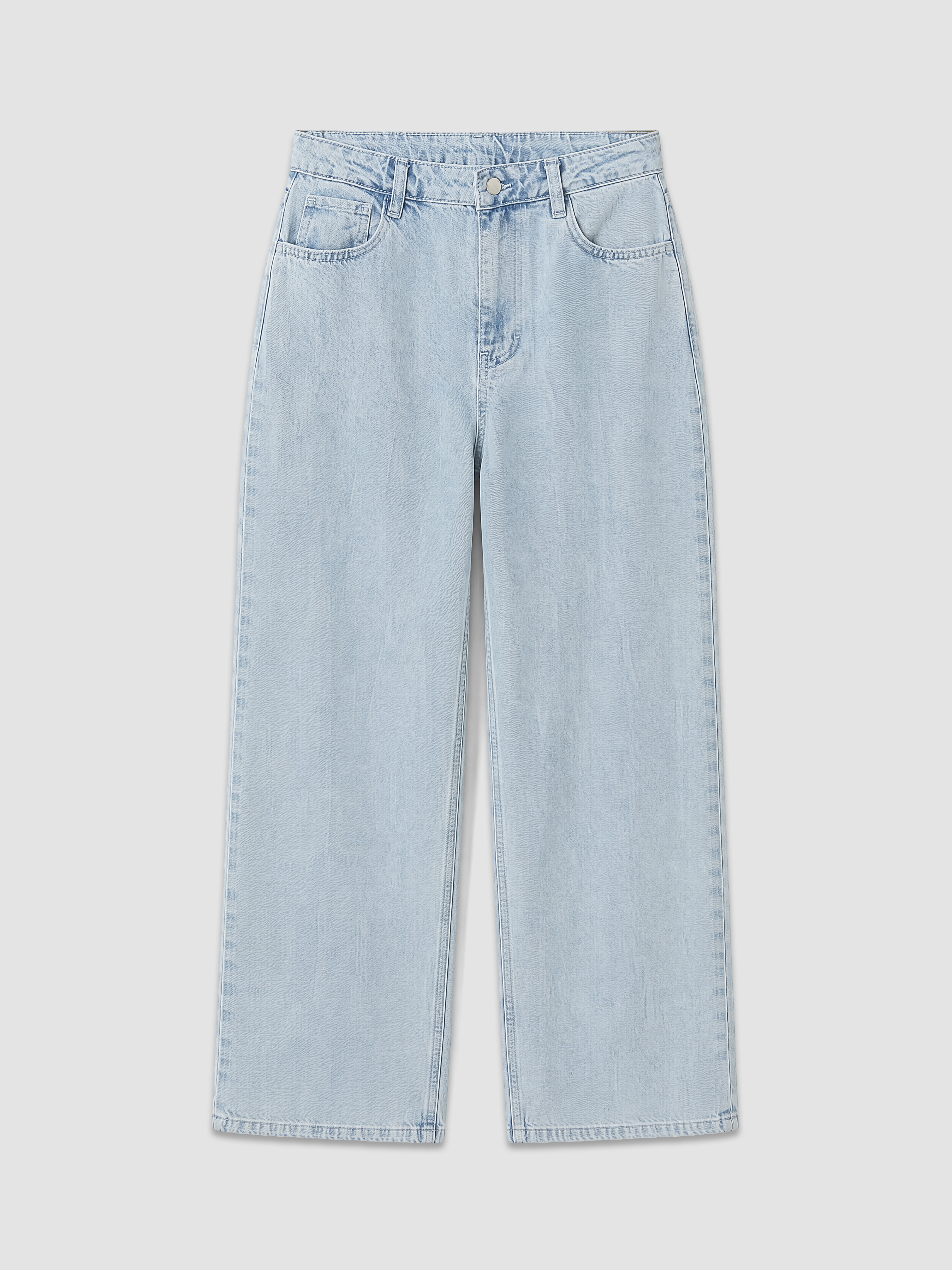 LC WAIKIKI Yüksek Bel Straight Fit Kadın Jean Pantolon görsel 5