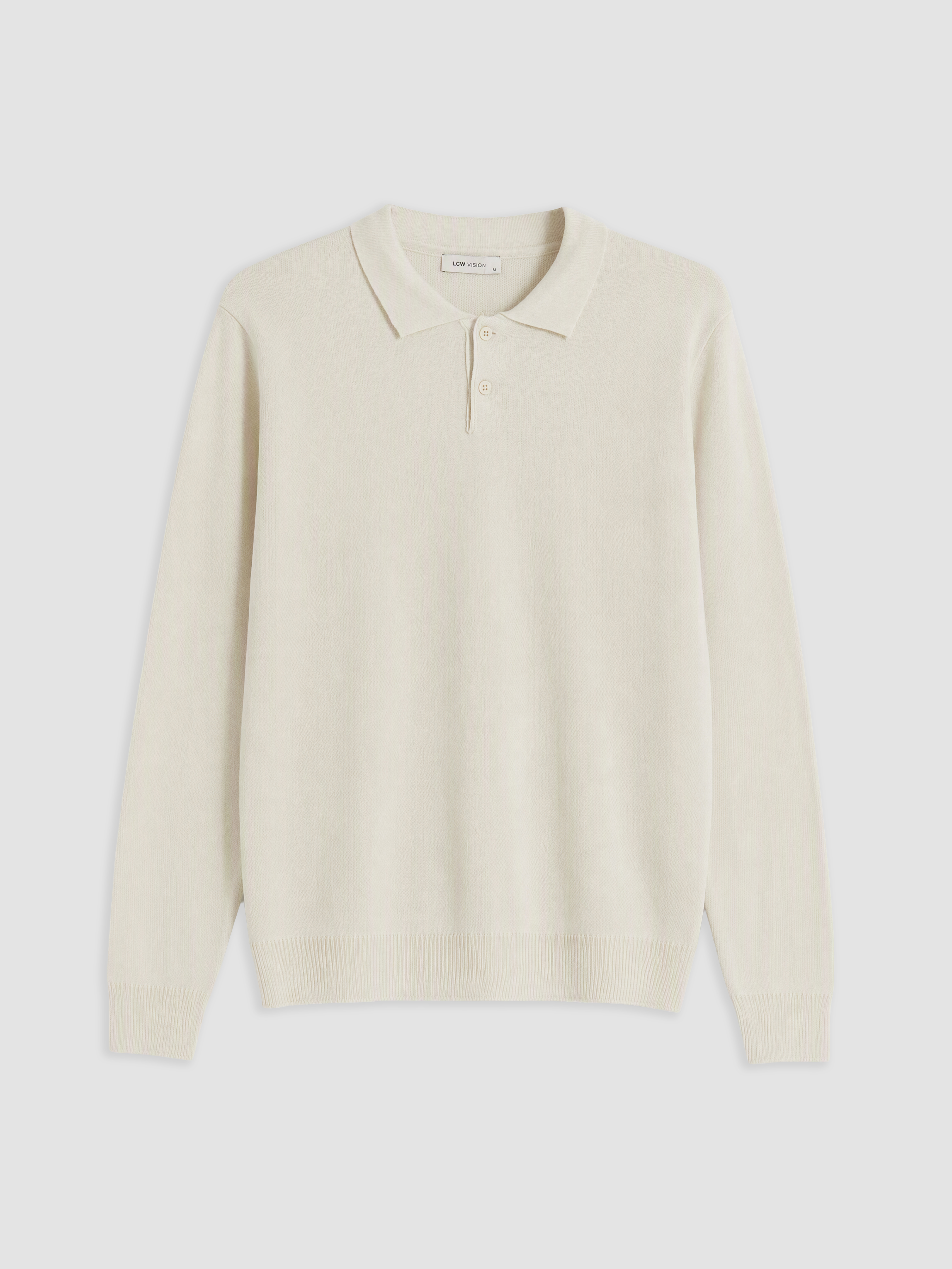 LCW Vision Polo Yaka Erkek Triko Kazak görsel 4