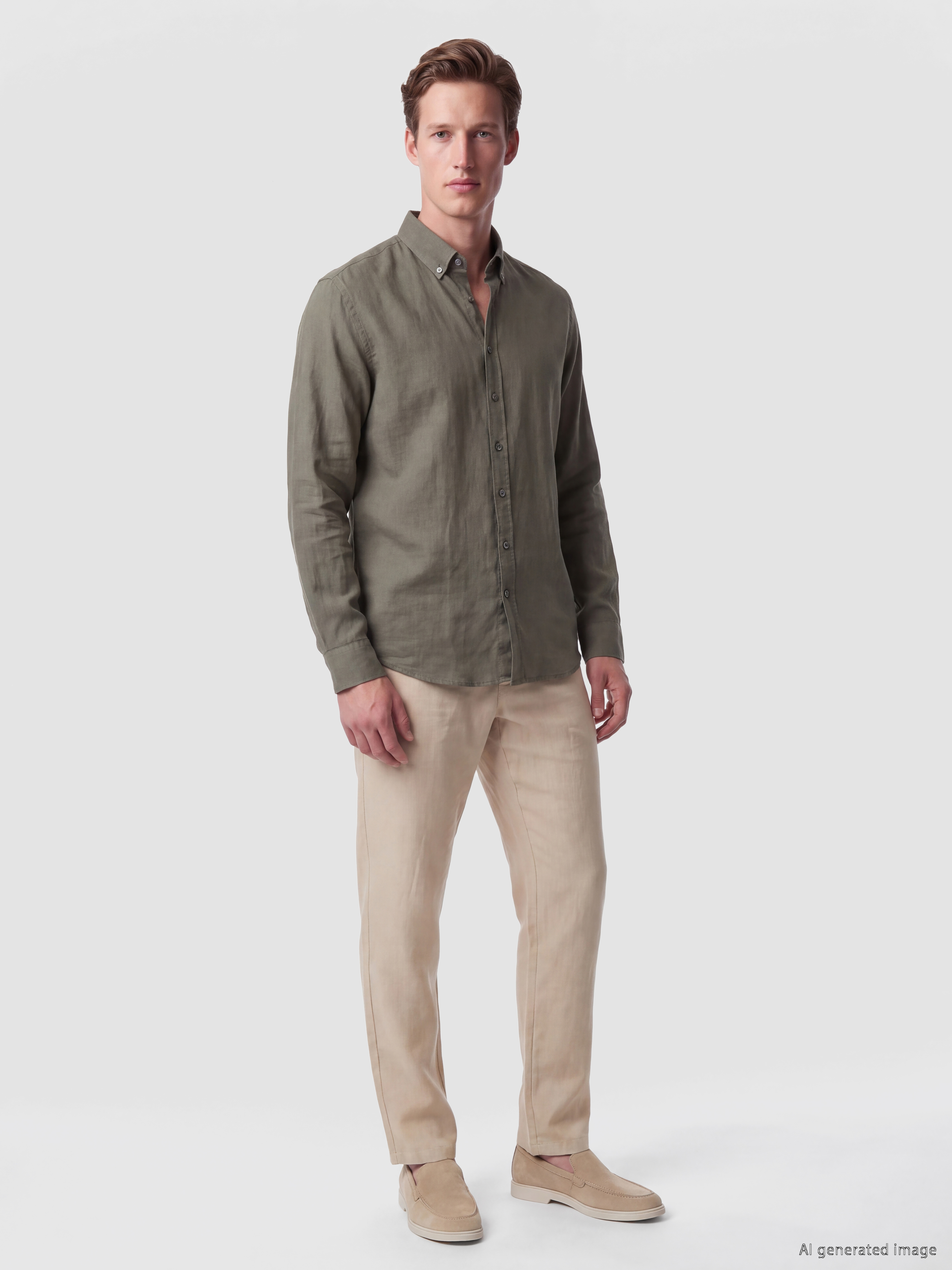 SOUTHBLUE Regular Fit Armürlü Erkek Gömlek görsel 2