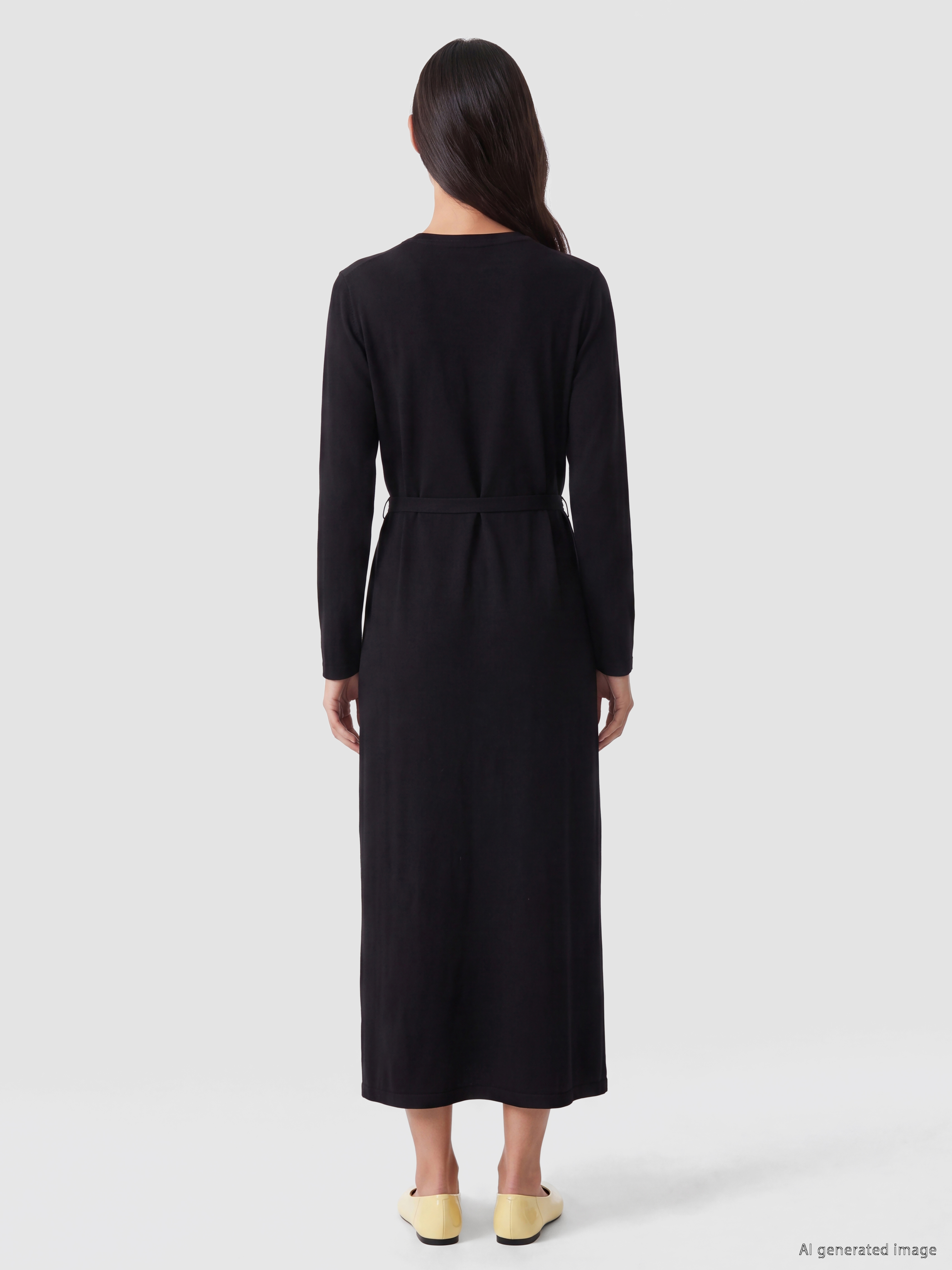 LCW EVERYDAY Soft Touch Beli Kuşaklı Elbise görsel 4