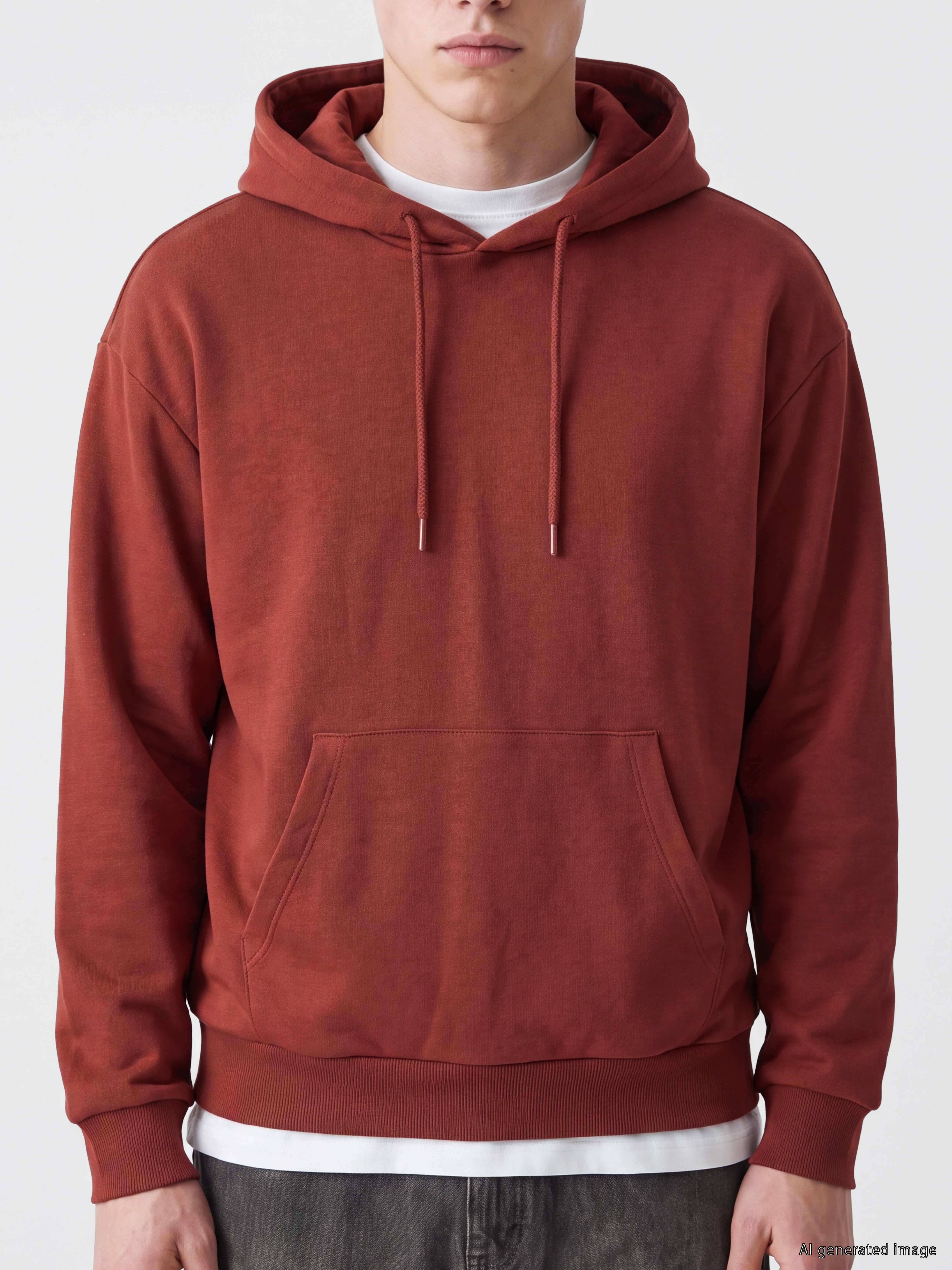 XSIDE Uzun Kollu Erkek Kalın Hoodie görsel 3