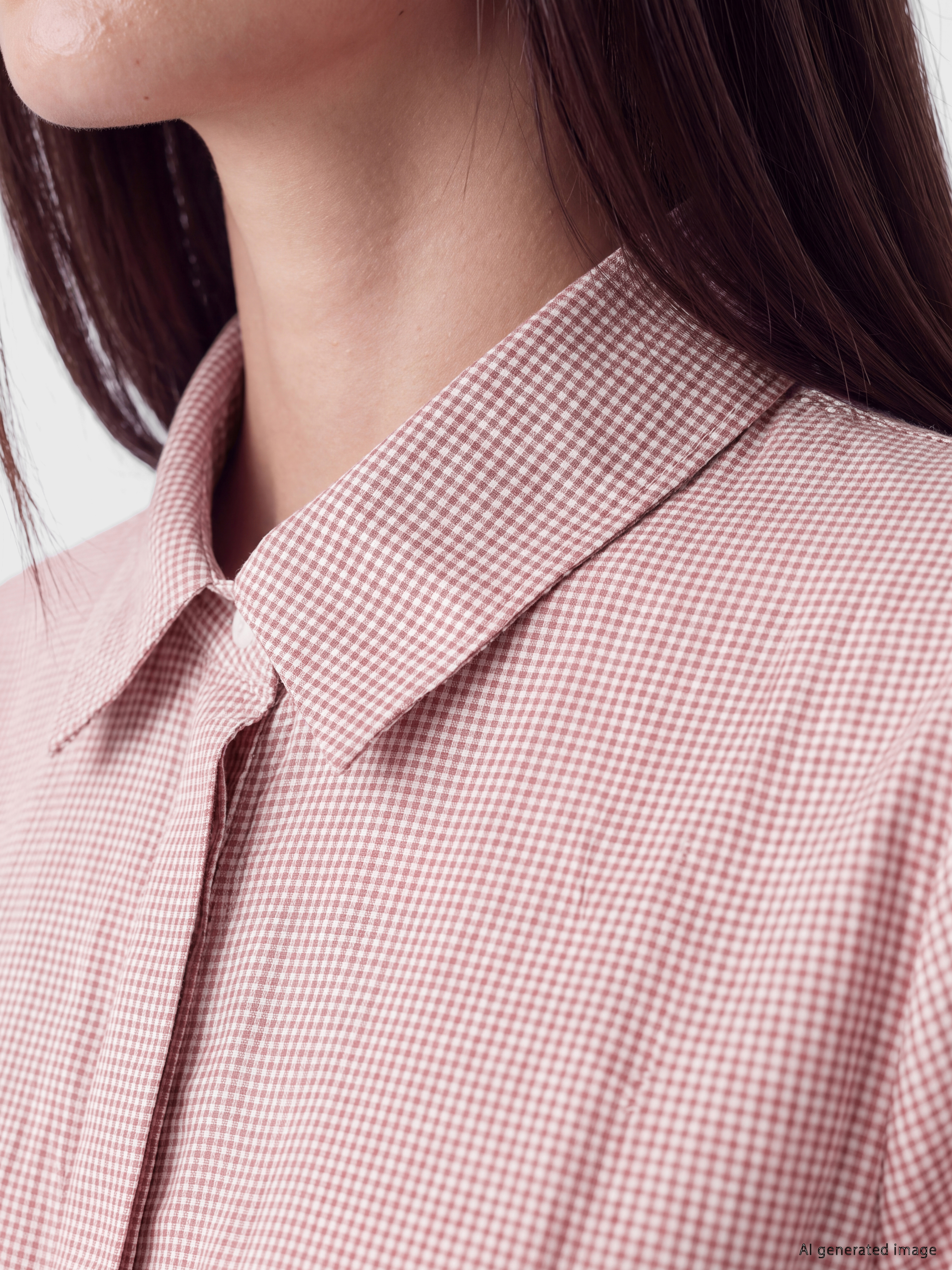 LCW EVERYDAY Ekose Poplin Gömlek Elbise görsel 3