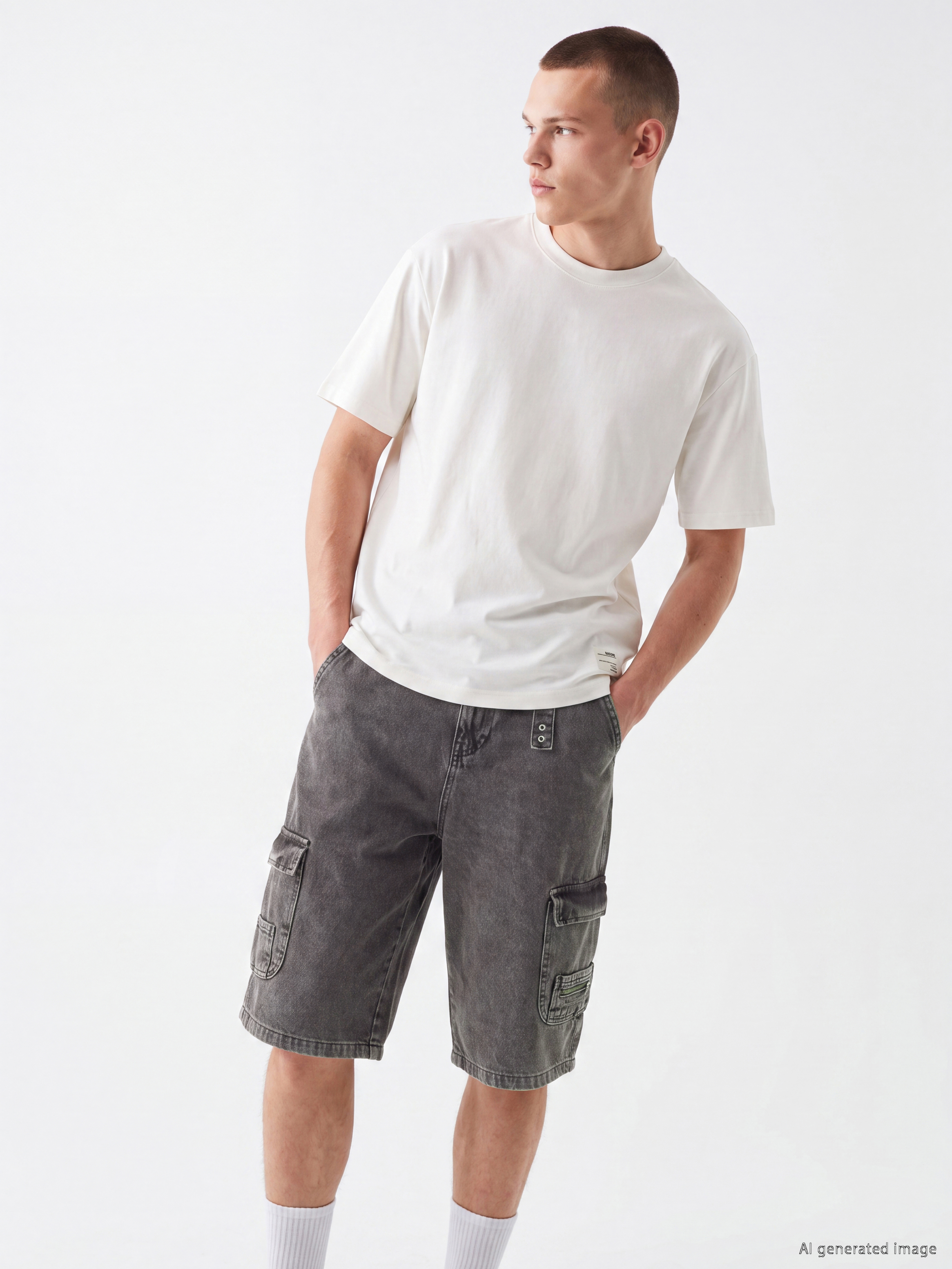 XSIDE Loose Fit Soft Touch Erkek Tişört