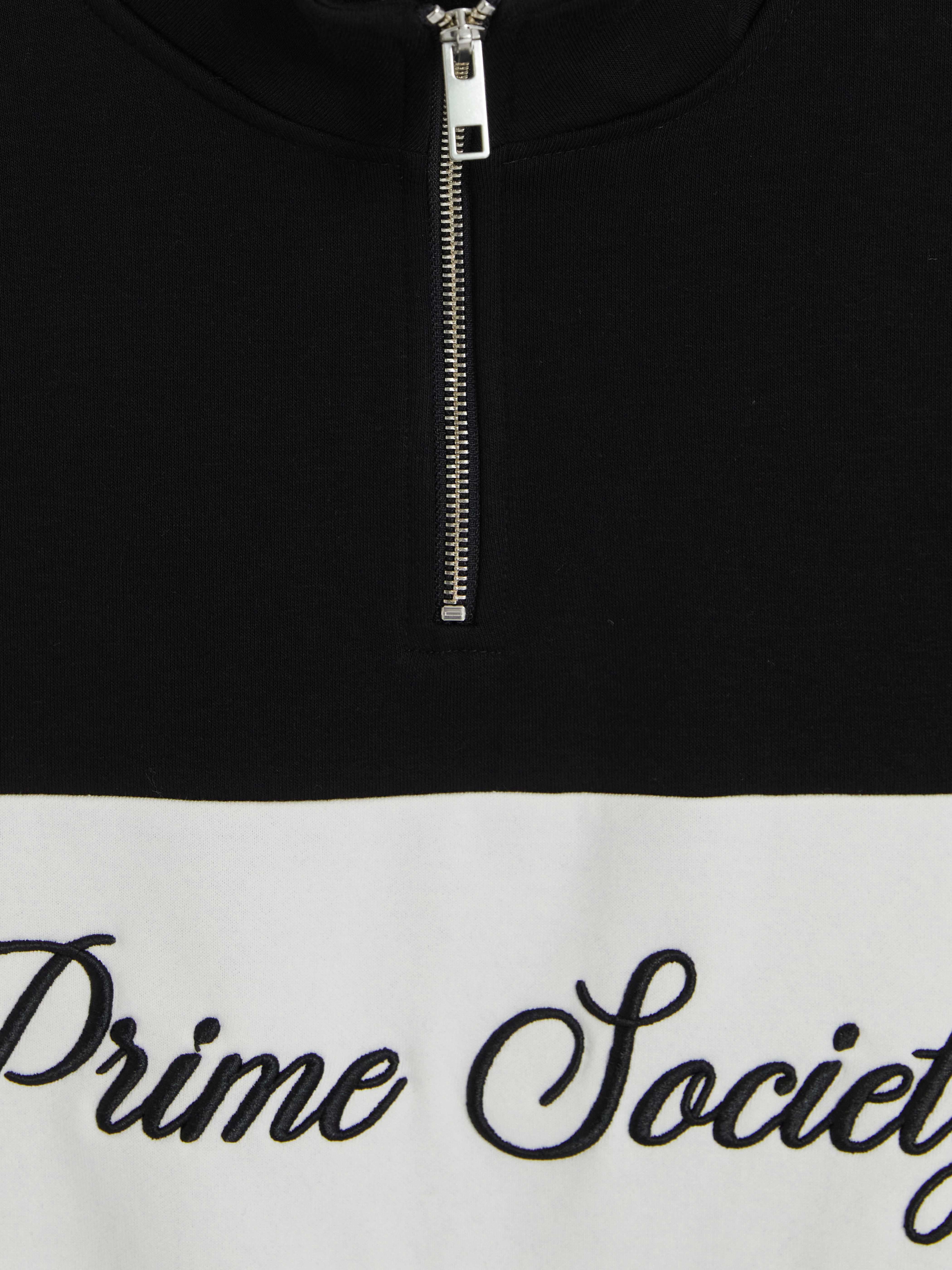 XSIDE Dik Yaka Renk Bloklu Erkek Sweatshirt görsel 7