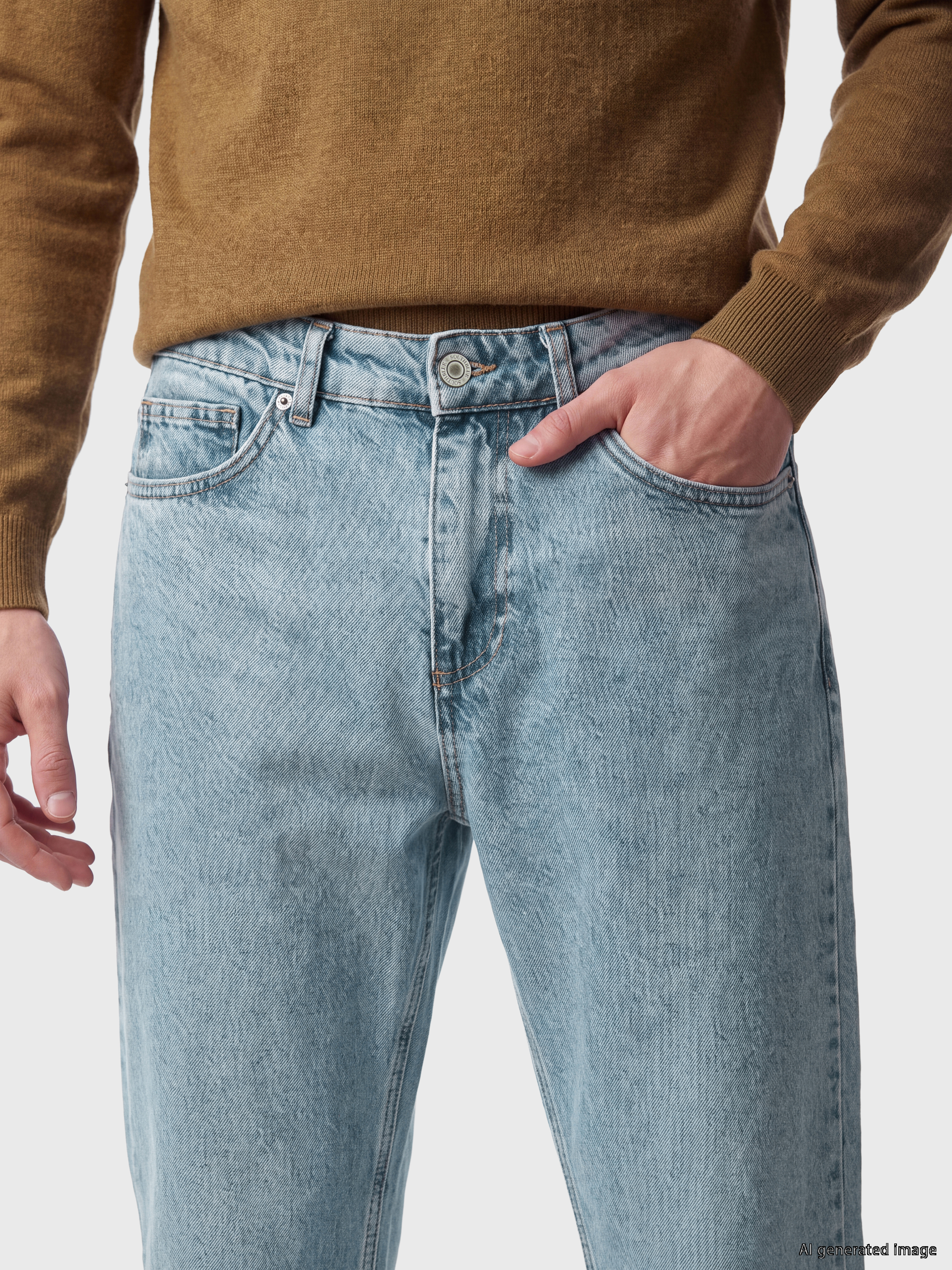 SOUTHBLUE 779 Regular Fit Erkek Jean Pantolon görsel 3