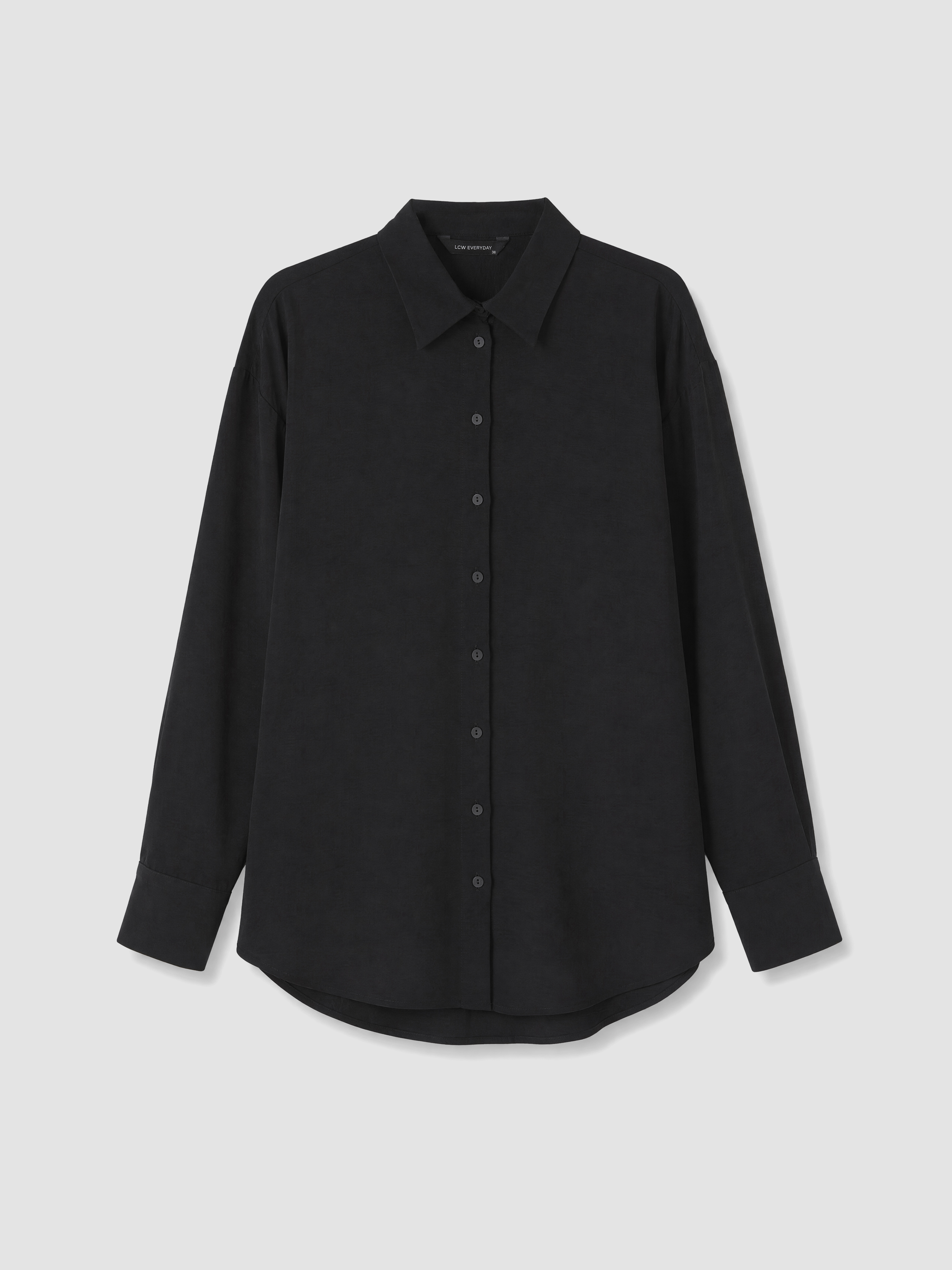 LCW EVERYDAY Dokulu Oversize Kadın Gömlek görsel 5