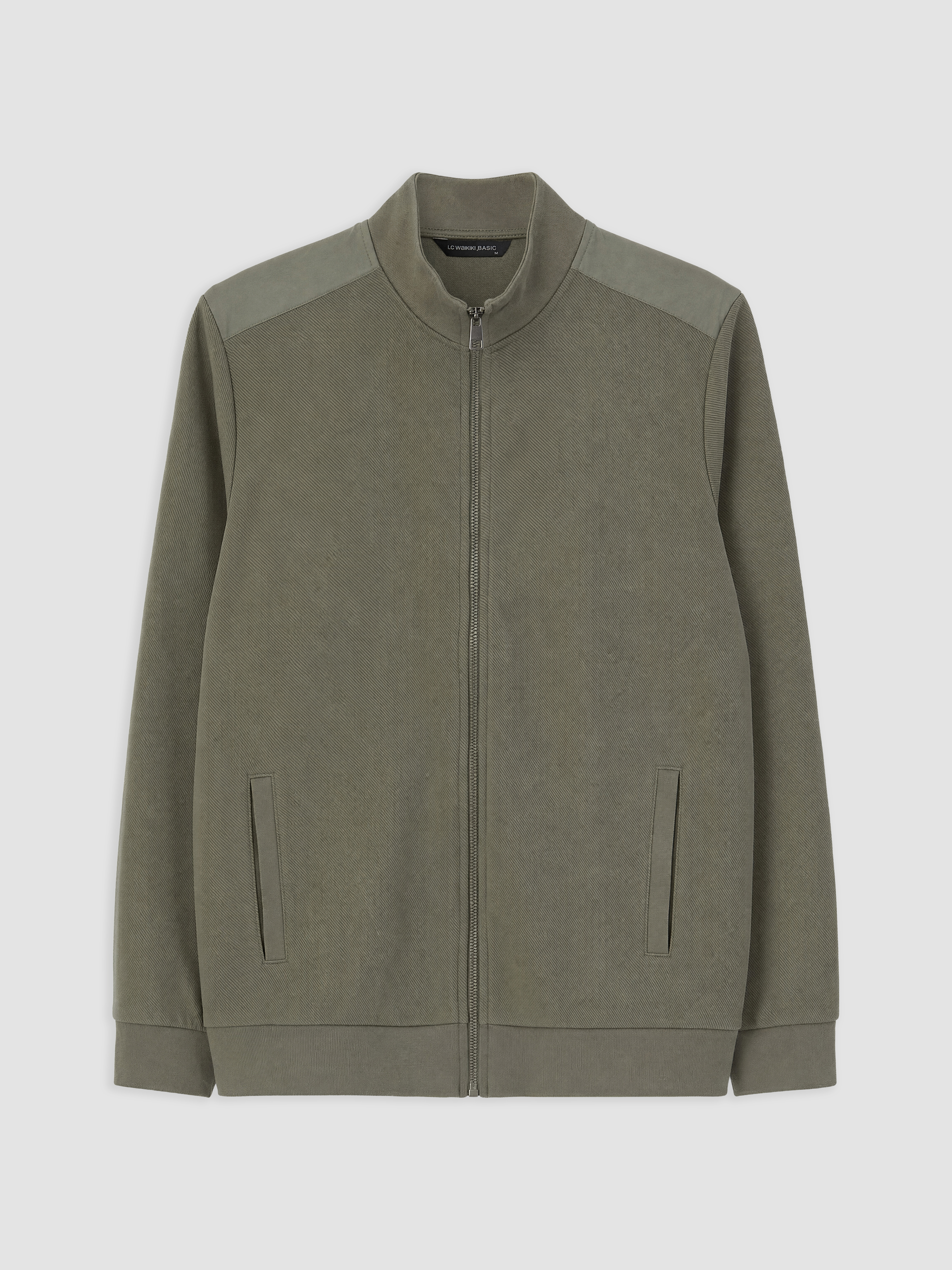 LCWAIKIKI Classic Dik Yaka Erkek Fermuarlı Sweatshirt görsel 4