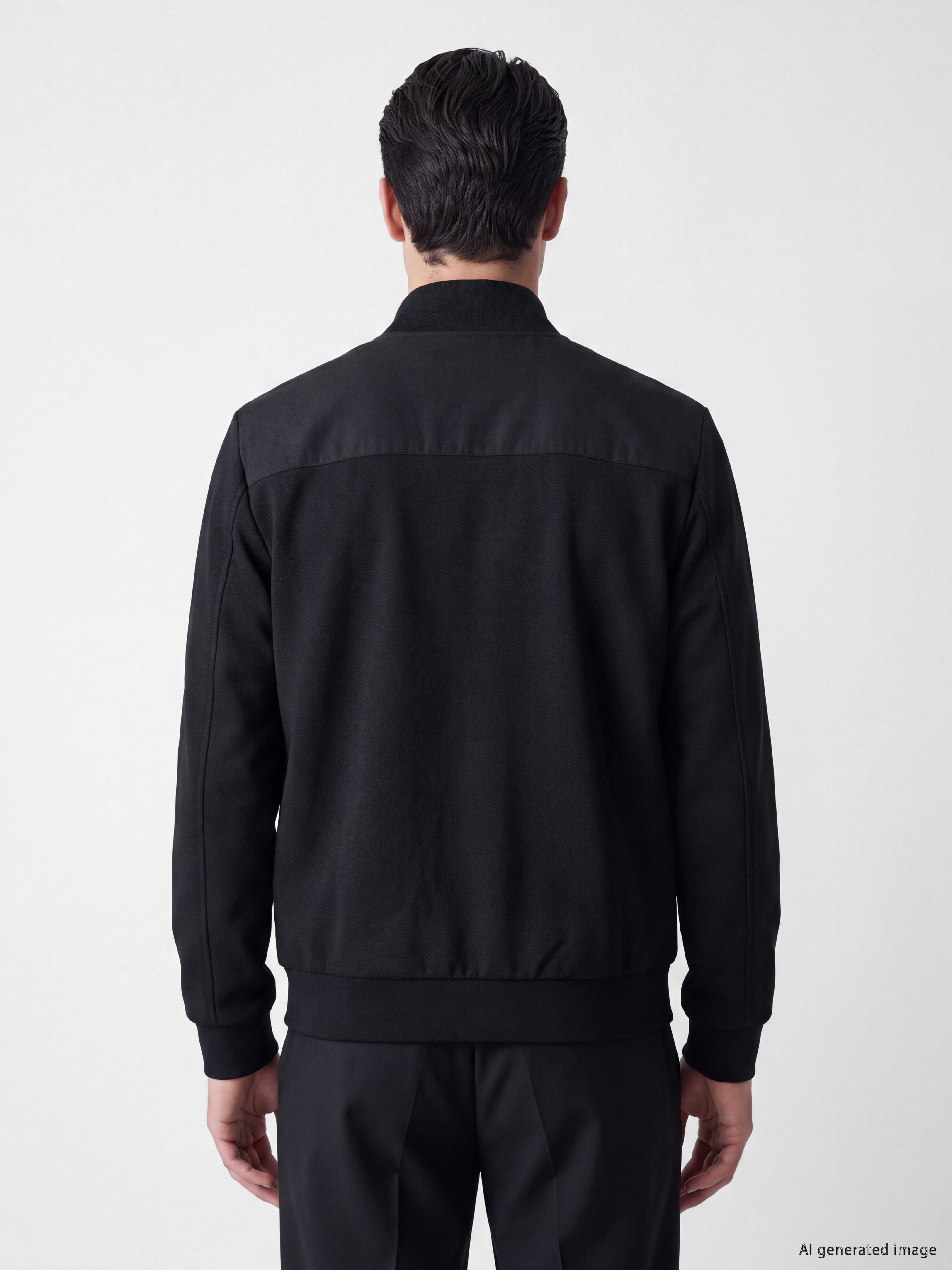LCWAIKIKI Classic Dik Yaka Erkek Fermuarlı Sweatshirt görsel 3