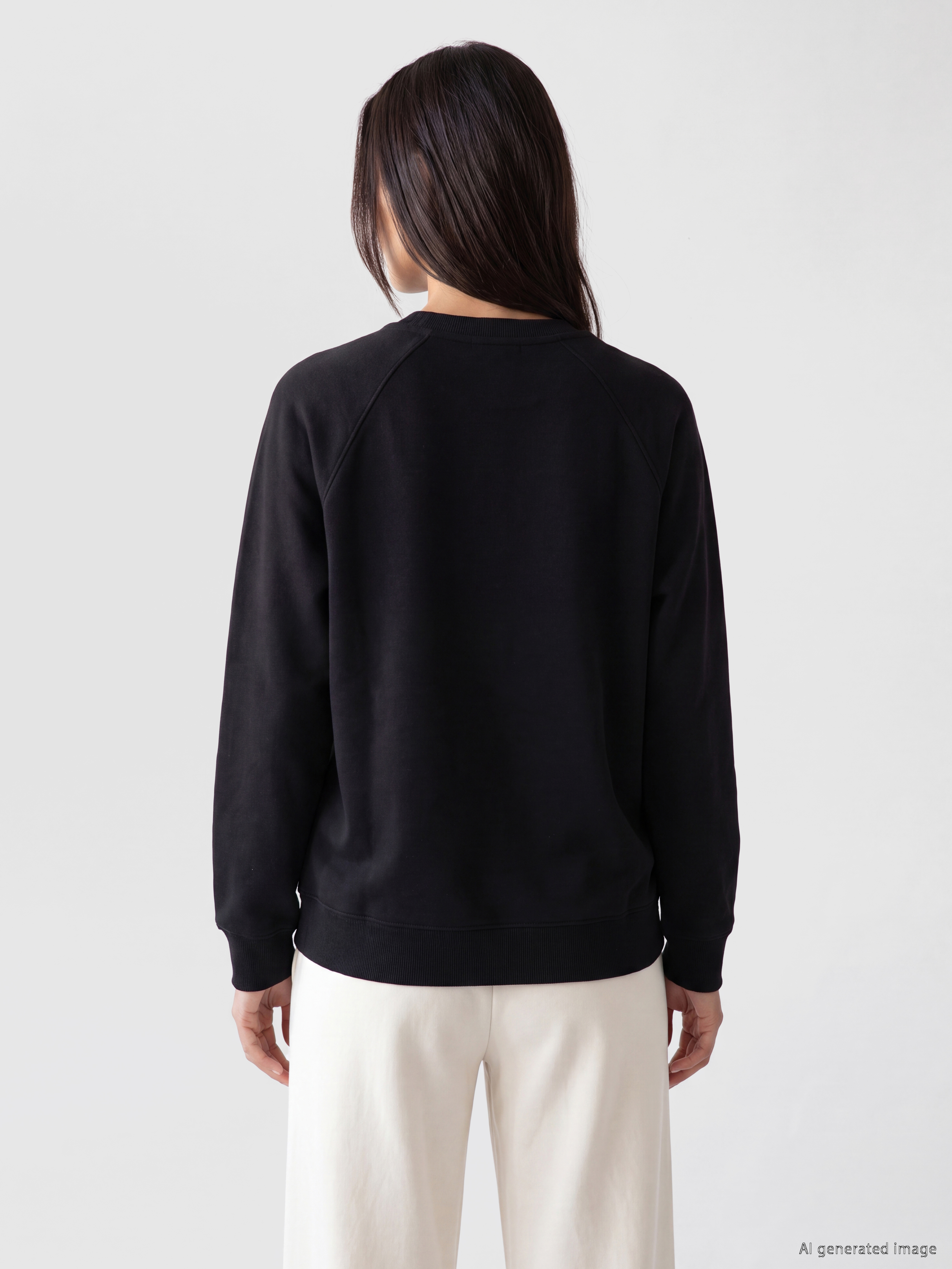LC WAIKIKI Soft Touch Oversize Kadın Sweatshirt Tunik görsel 4