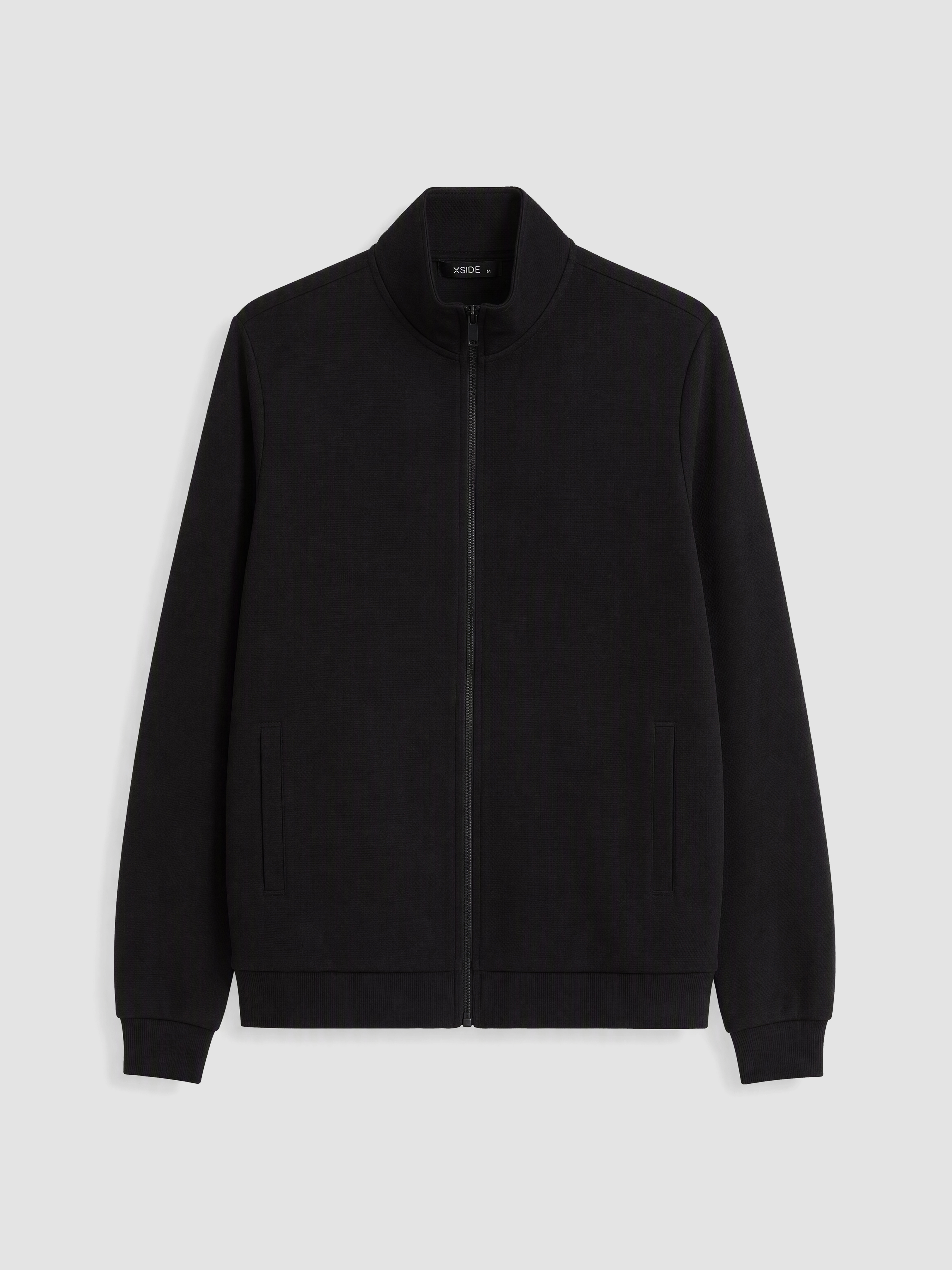 XSIDE Dik Yaka Erkek Fermuarlı Sweatshirt