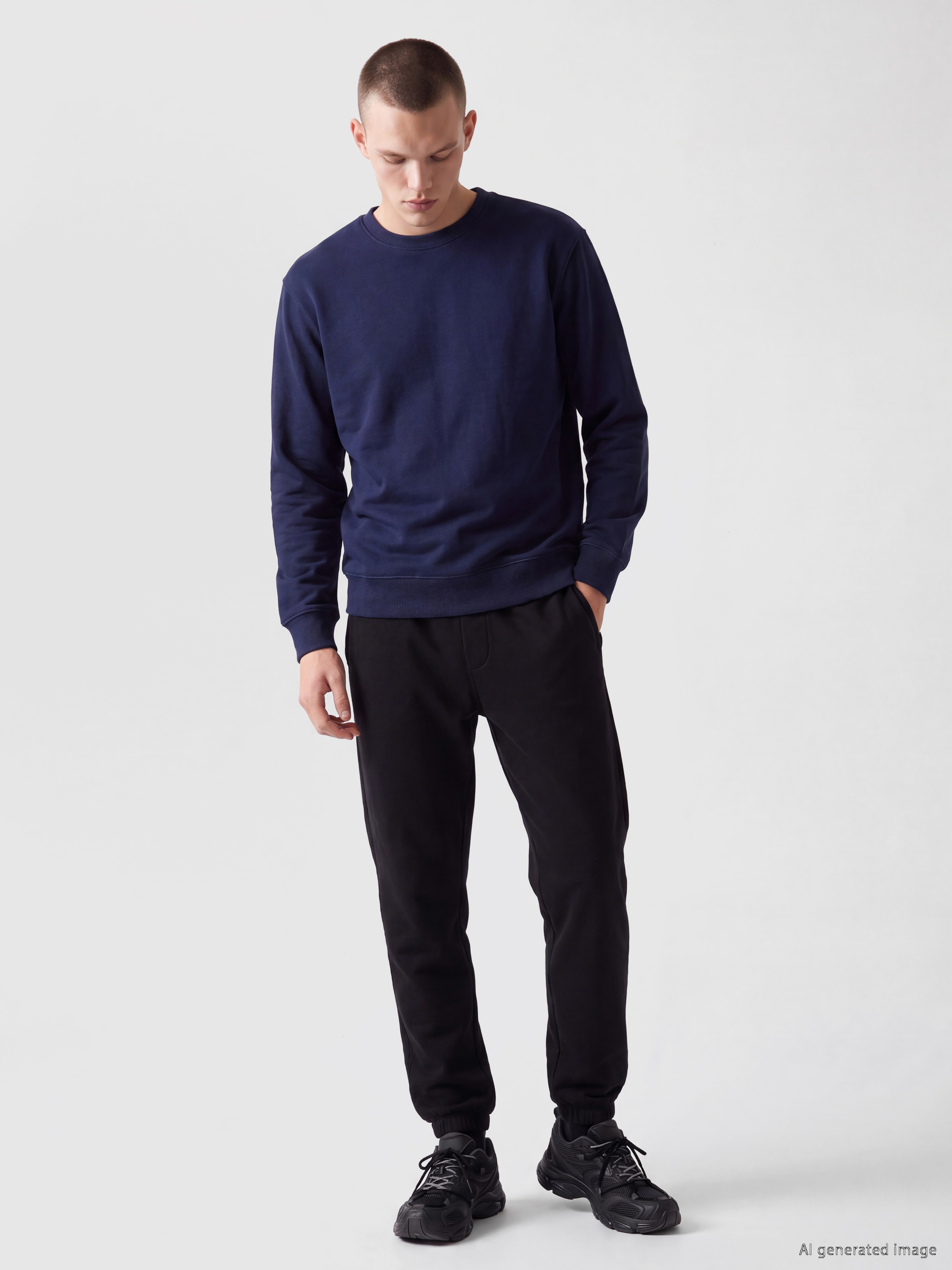 XSIDE Regular Fit Nakışlı Erkek Jogger Eşofman Altı görsel 2