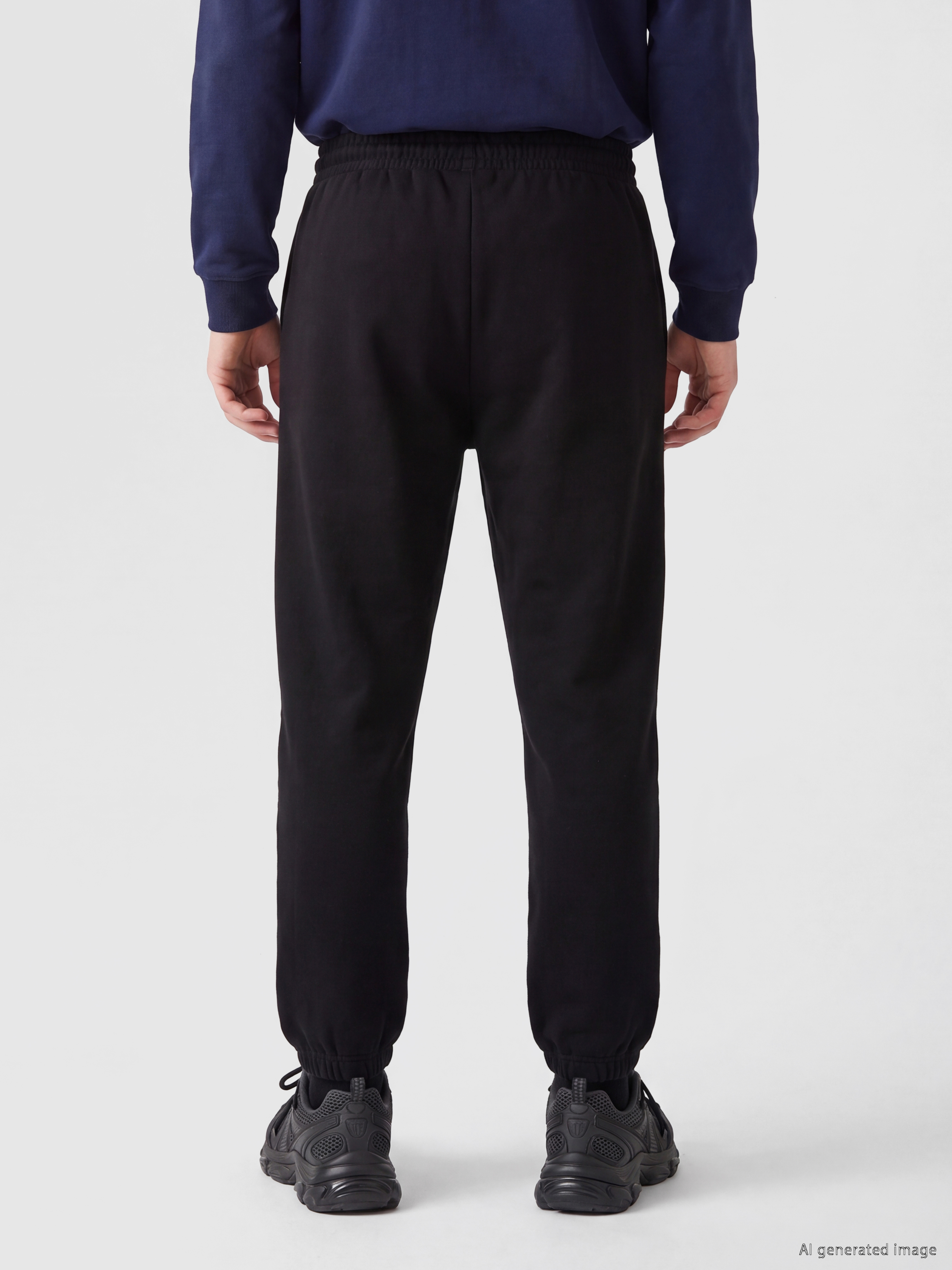 XSIDE Regular Fit Nakışlı Erkek Jogger Eşofman Altı görsel 4