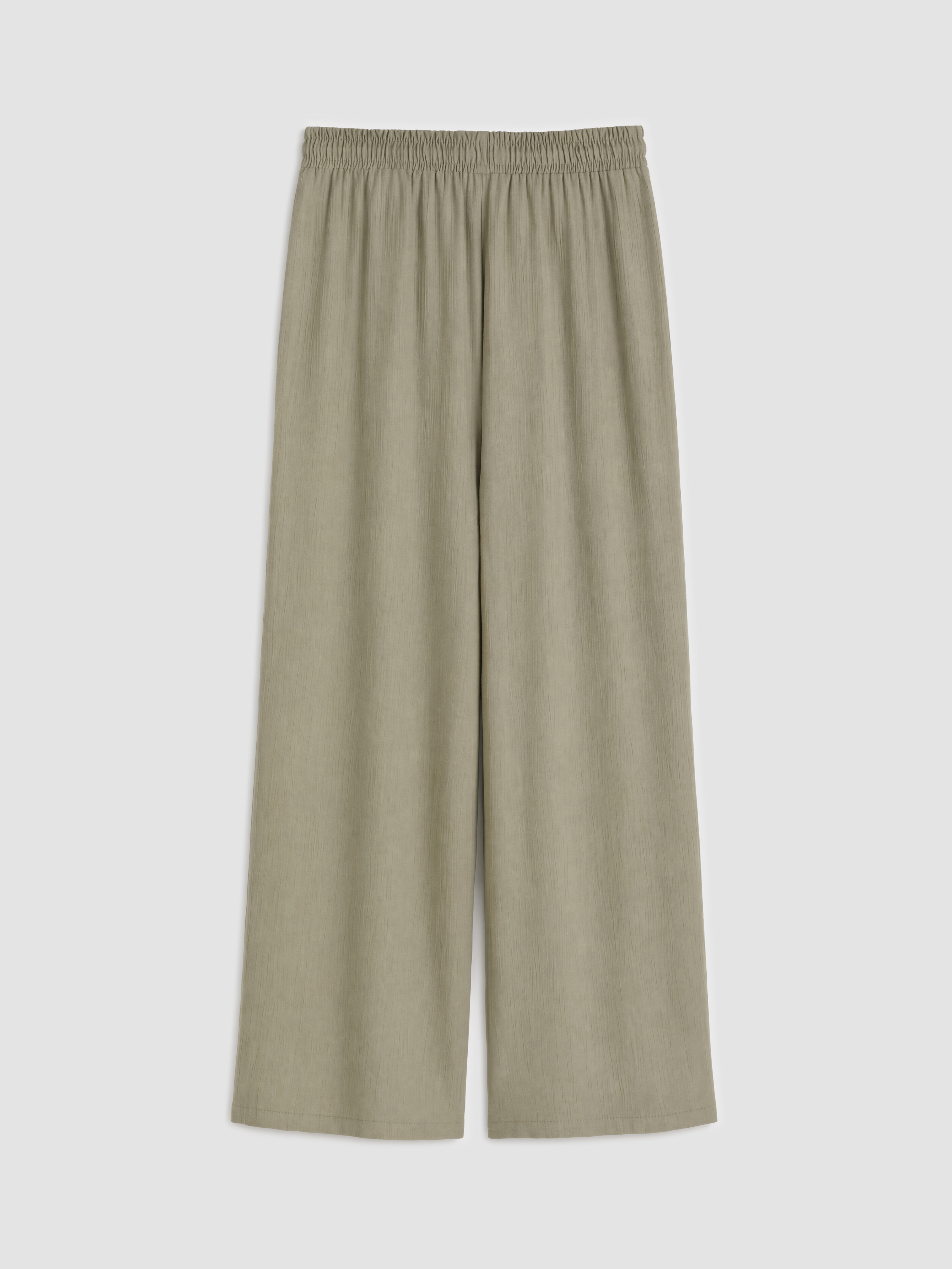 LCWAIKIKI Classic Beli Lastikli Geniş Paça Kadın Pantolon görsel 6